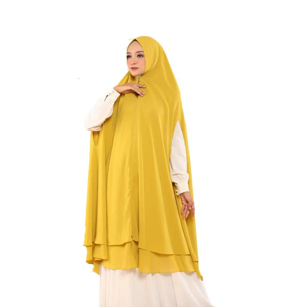 Instant Syari Hijab with Soft Pad – Long khimar hijab prayer for Muslim women