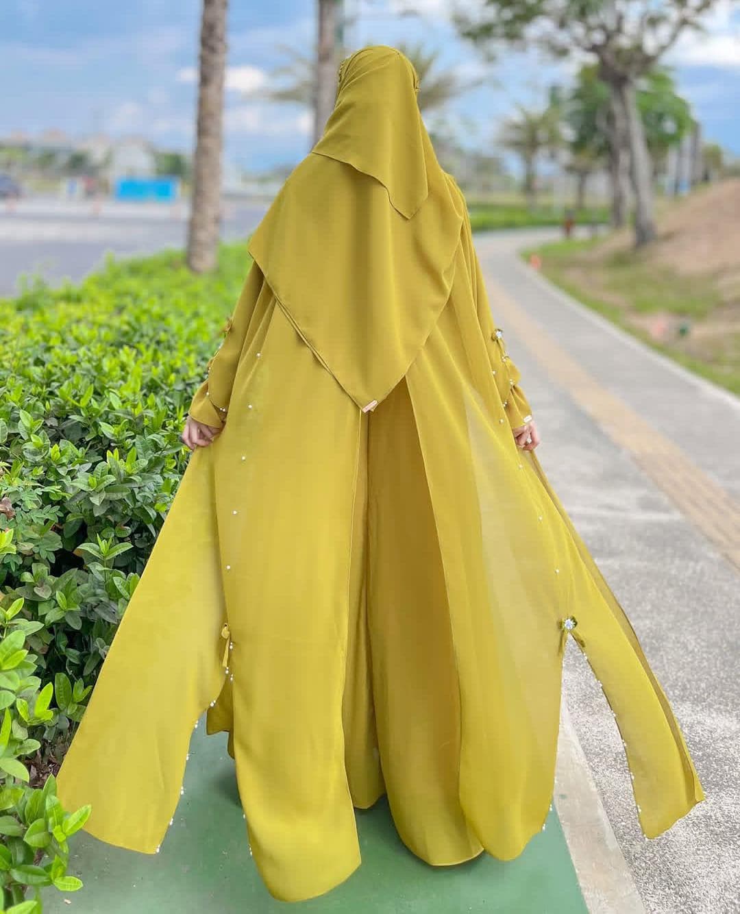 Custom Made Abaya - Muslimah Abaya Set Hijab Niqab - Islamic Dress for Muslim Women - image 5
