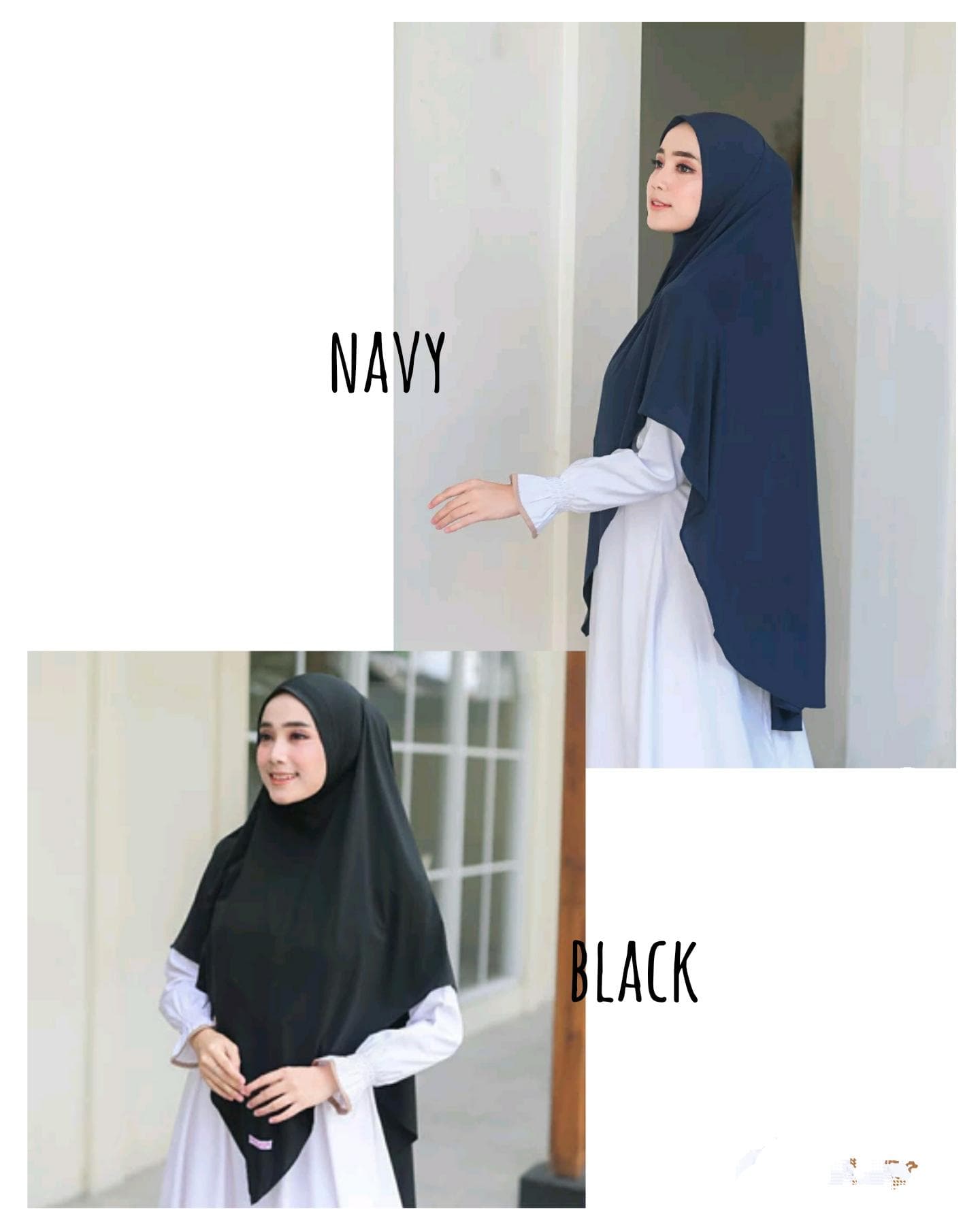 Hijab Khimar daily wear jilbab slip on islamic head covering hijab prayer - image 2