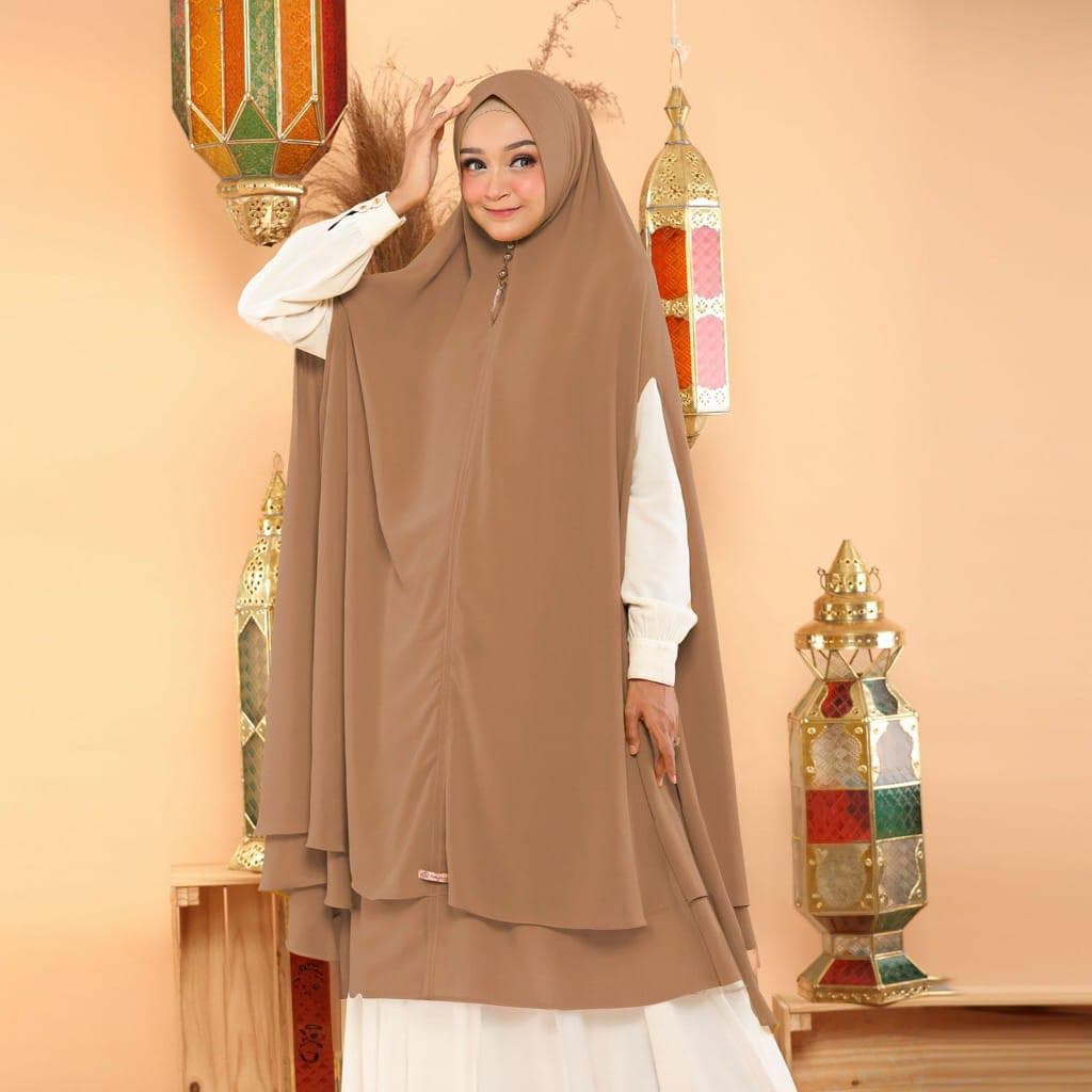 Instant Syari Hijab with Soft Pad – Long khimar hijab prayer for Muslim women - image 5