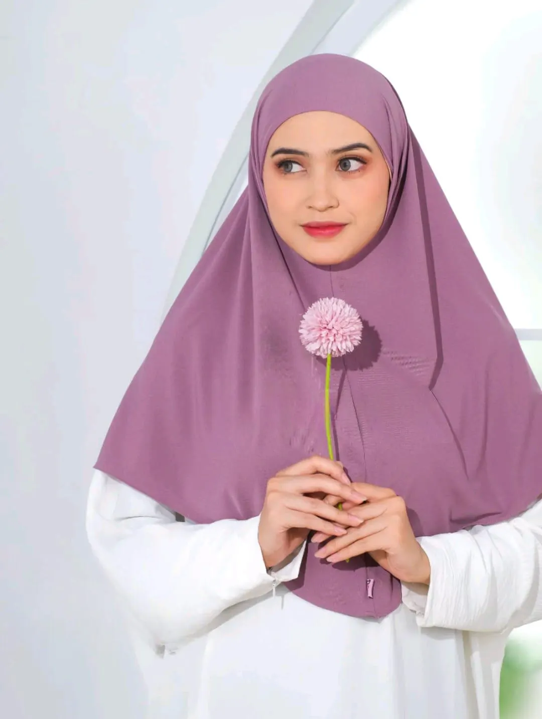 Buy one get one free Jersey Khimar Hijab / Daily Wear Muslimah Head Cover