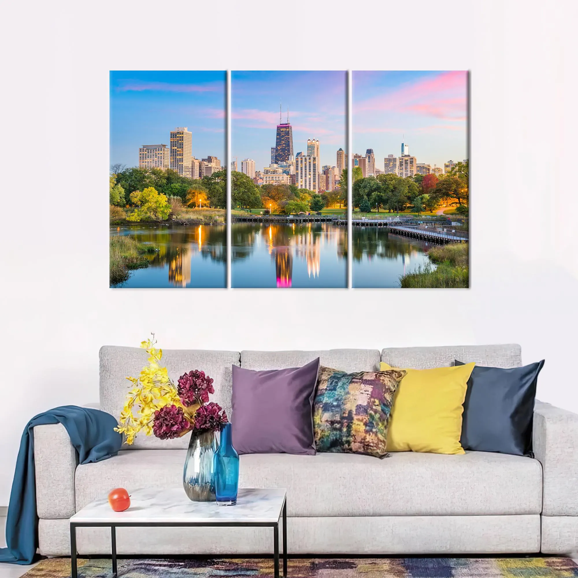 Landscape 3D Canvas,Chicago Canvas Art,Office Canvas Poster,Large Wall Art,Holiday Decor Art,Bedroom Decor Art,Printable Wall Art,Personalized Gift,Wall Decoration,Halloween Decor Art,3D Wall Art,Gift For The Home,Boho Wall Decor,