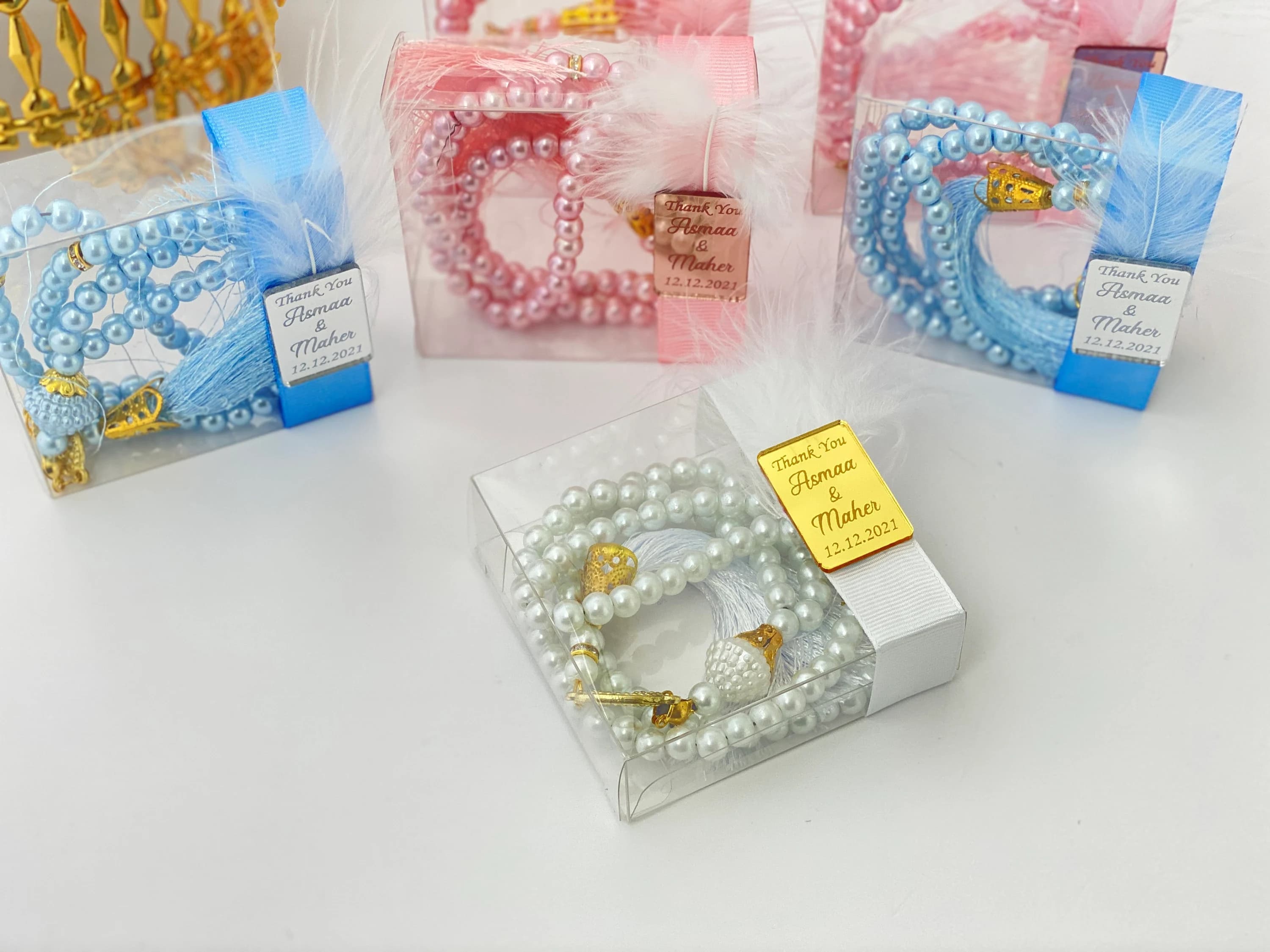 Personalized Islamic Tasbih: Muslim Wedding Favor, Hajj Umrah Gift - image 2