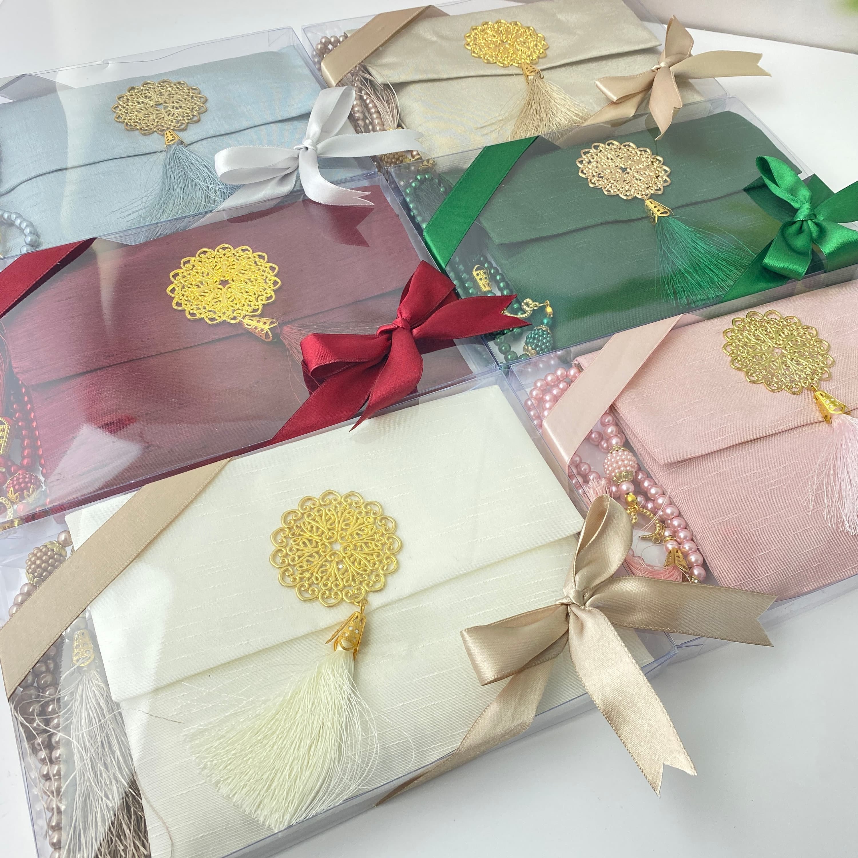 Pink Arabic Dua Book Set: Yaseen, Pearl Tasbih, Islamic Favors - image 2