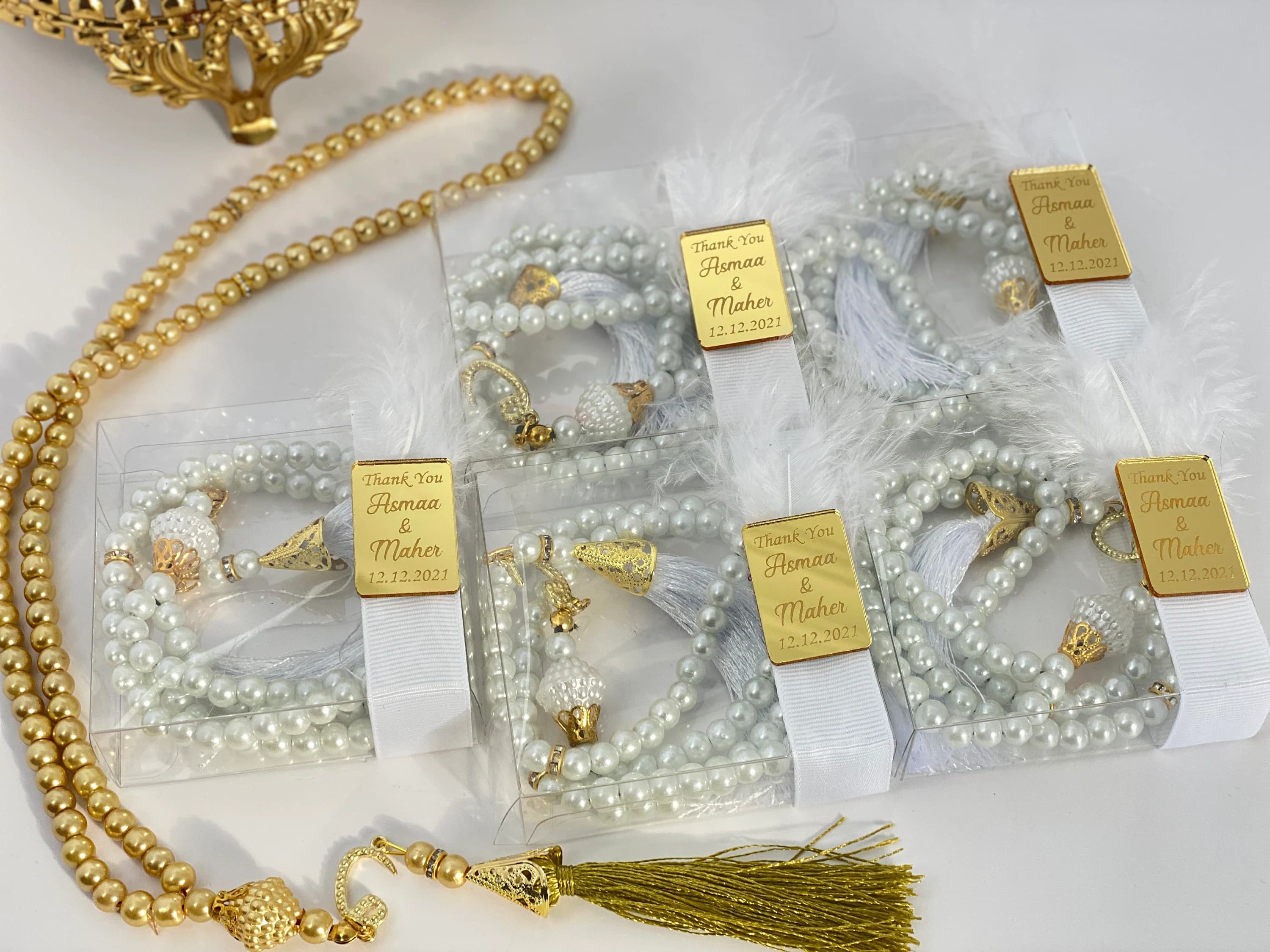 Personalized Islamic Tasbih: Muslim Wedding Favor, Hajj Umrah Gift - image 4