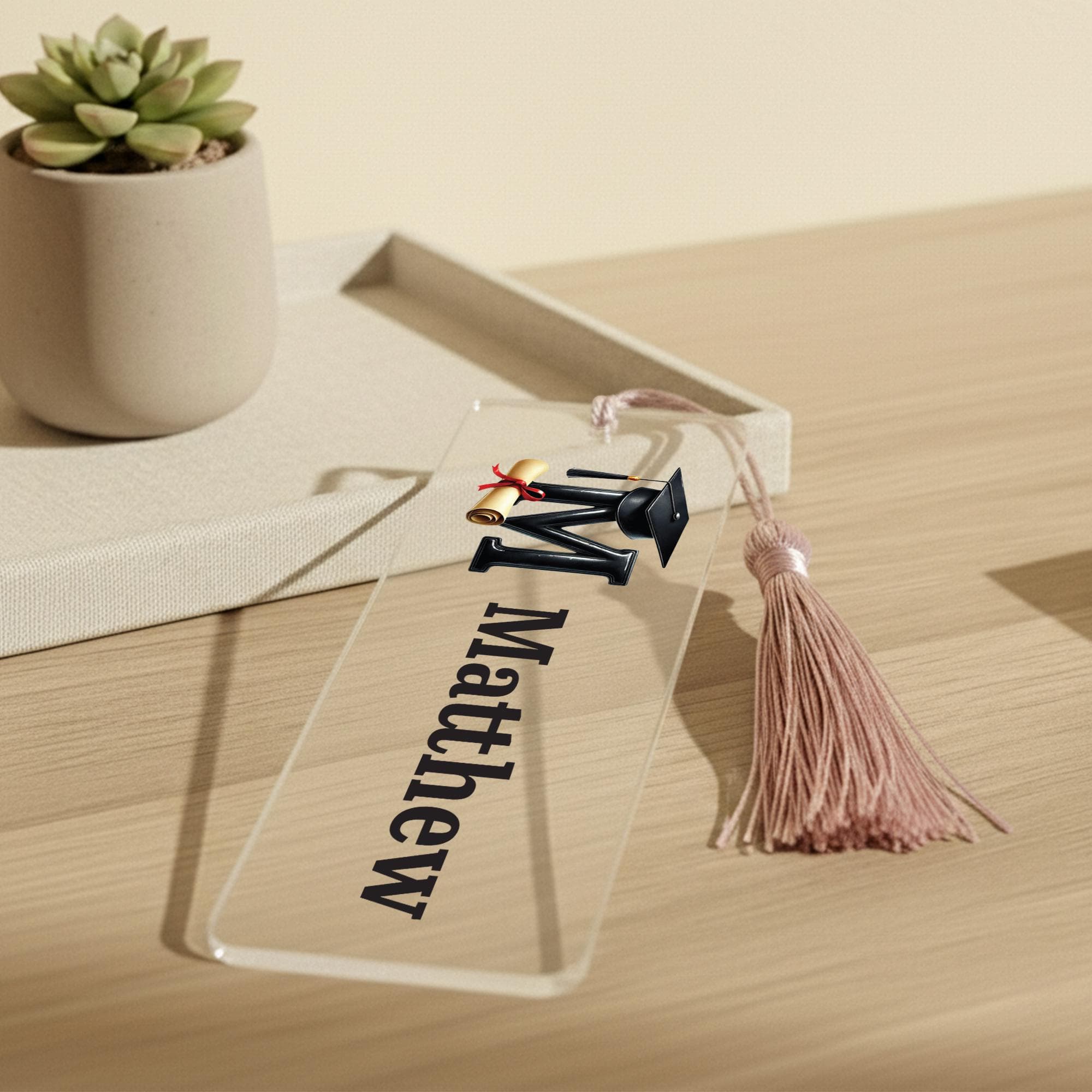 Personalized Graduation Bookmarks With Tassel, Custom Name Acrylic Bookmark, Class Of 2026, Custom Book Lover Gift, Graduations Keepsake - image 5
