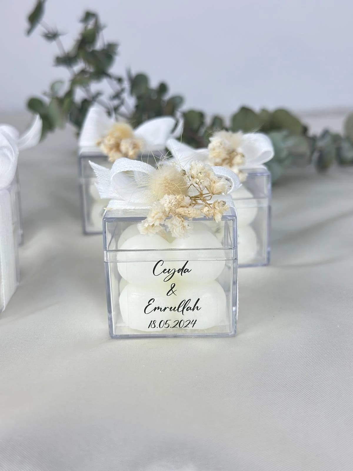 Vanilla Bubble Boxed Candle, Wedding Favors, Bridal Shower Gifts, Handmade Candles, Elegant Party Favor, Bulk, Personalized Guest Gifts - image 3