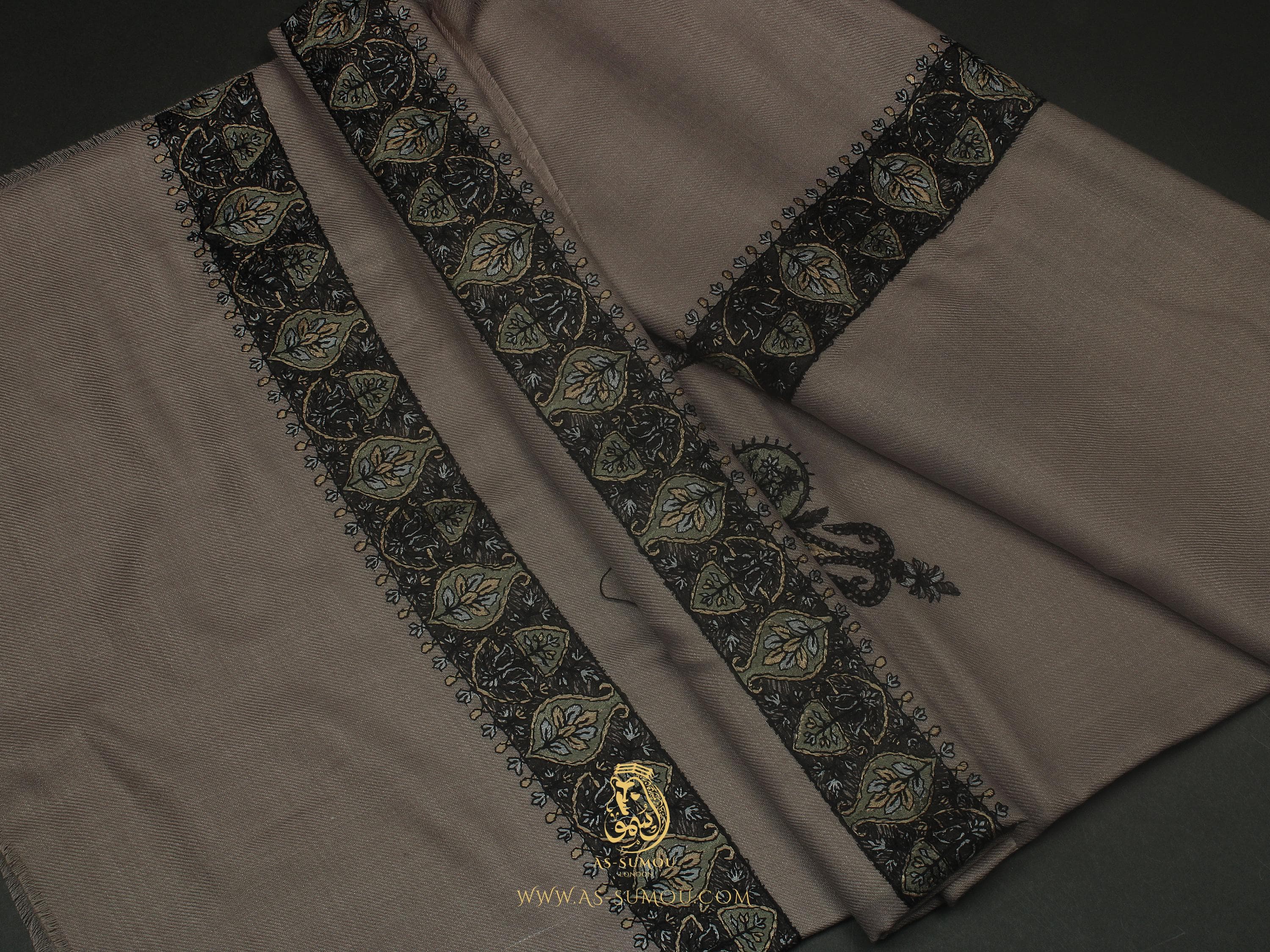 Dusty Rose Authentic Yemeni Shemagh Rare Embroidery Headscarf Amazing Keffiyeh Imamah Unique Islamic Arabic Attire Outfit Premium Quality - image 2