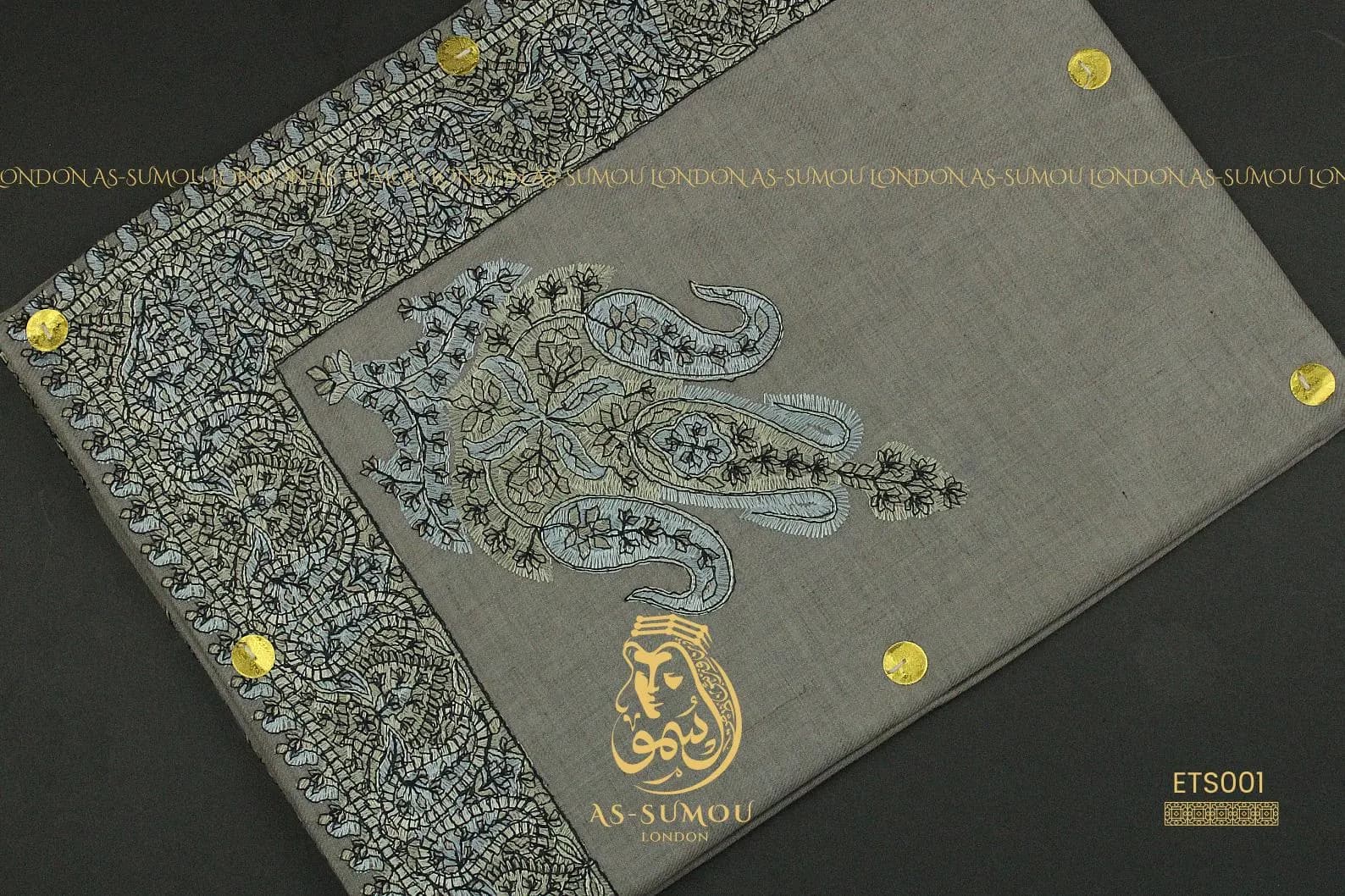Authentic Rare Yemeni Shemagh Embroidered Scarf Amazing Keffiyeh Imamah Ghutra Arab Men Scarves Perfect Gift One-of-One Design شال يمني