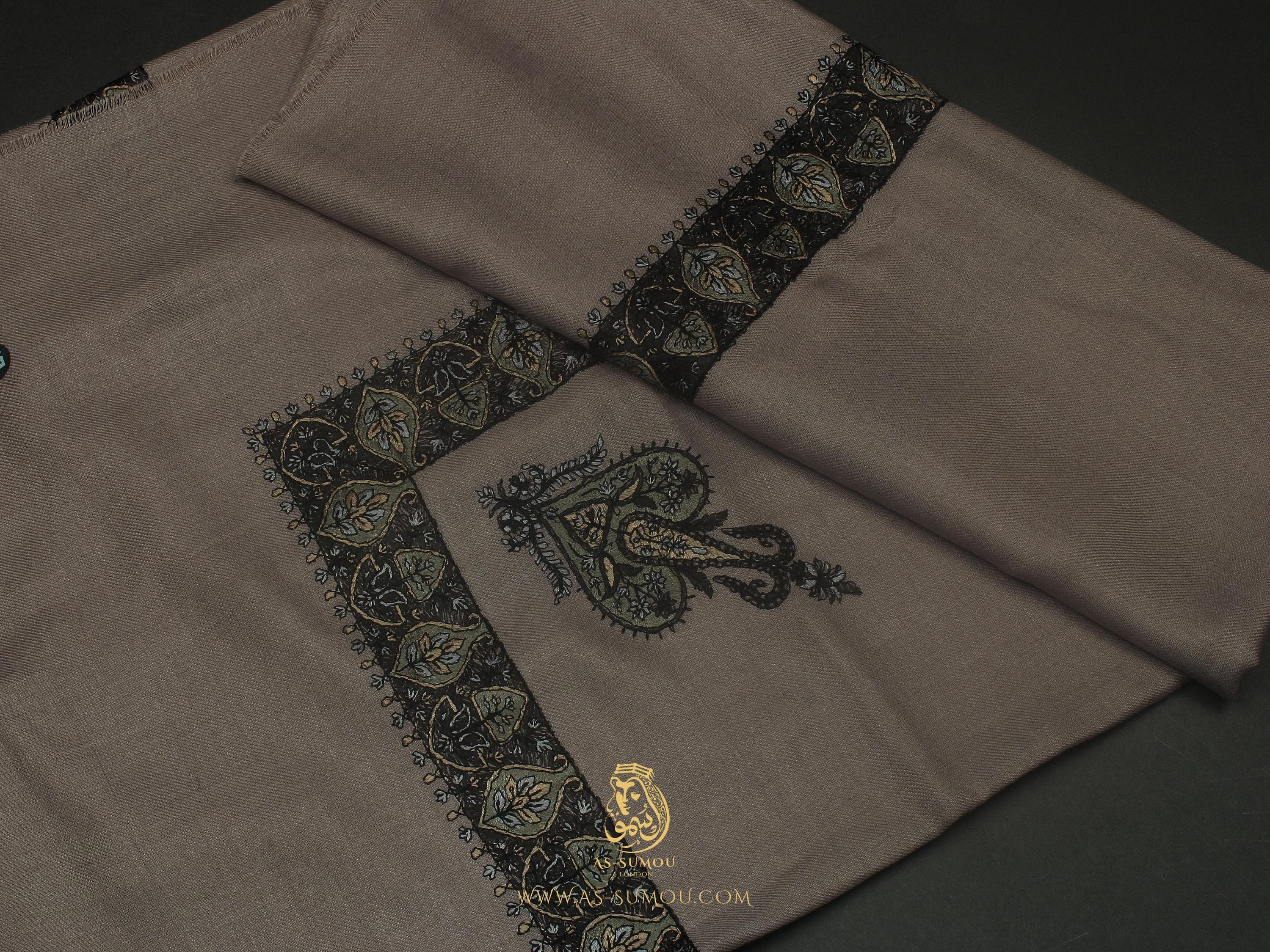 Dusty Rose Authentic Yemeni Shemagh Rare Embroidery Headscarf Amazing Keffiyeh Imamah Unique Islamic Arabic Attire Outfit Premium Quality