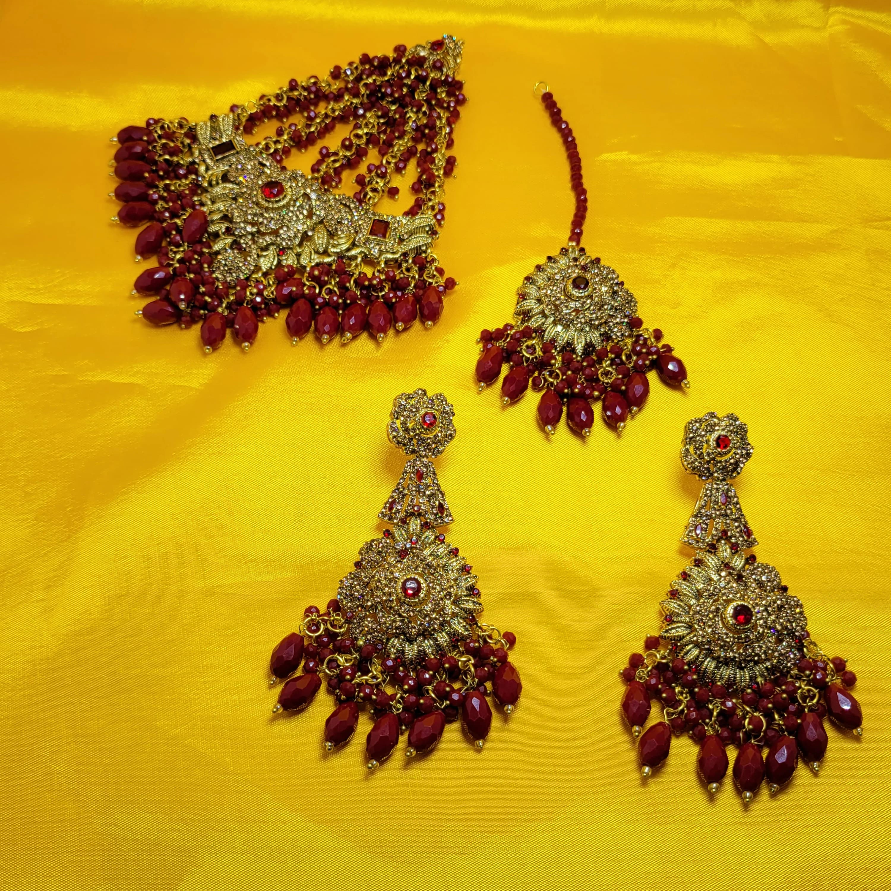 Bridal Jadau choker set. - image 4
