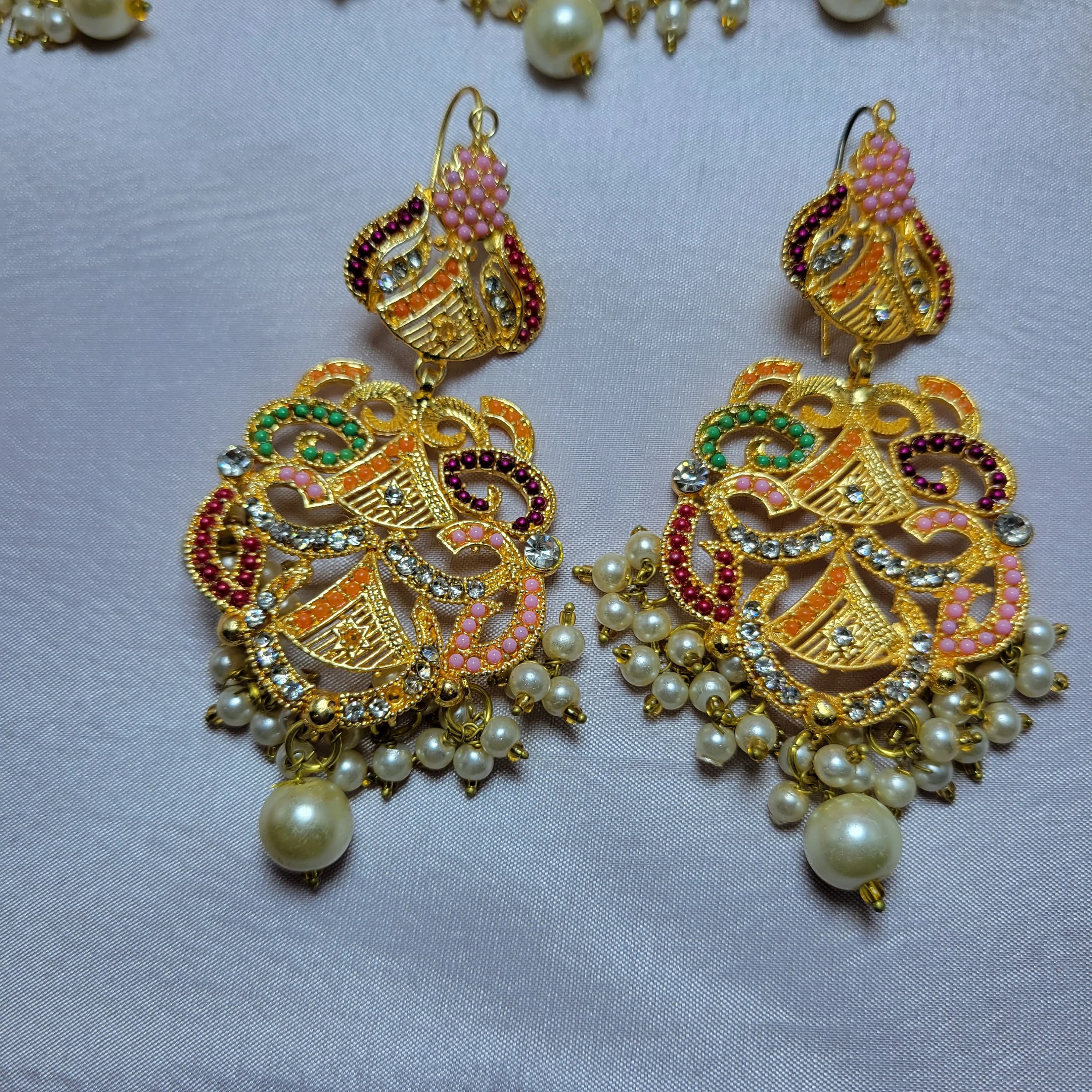 Bridal Choker Jewelry Set, Indian Pakistani Style - image 5
