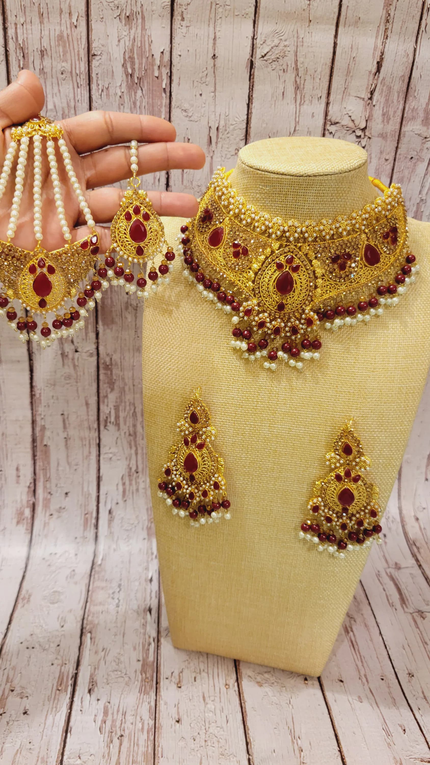 Vintage Indian style bridal set - image 5