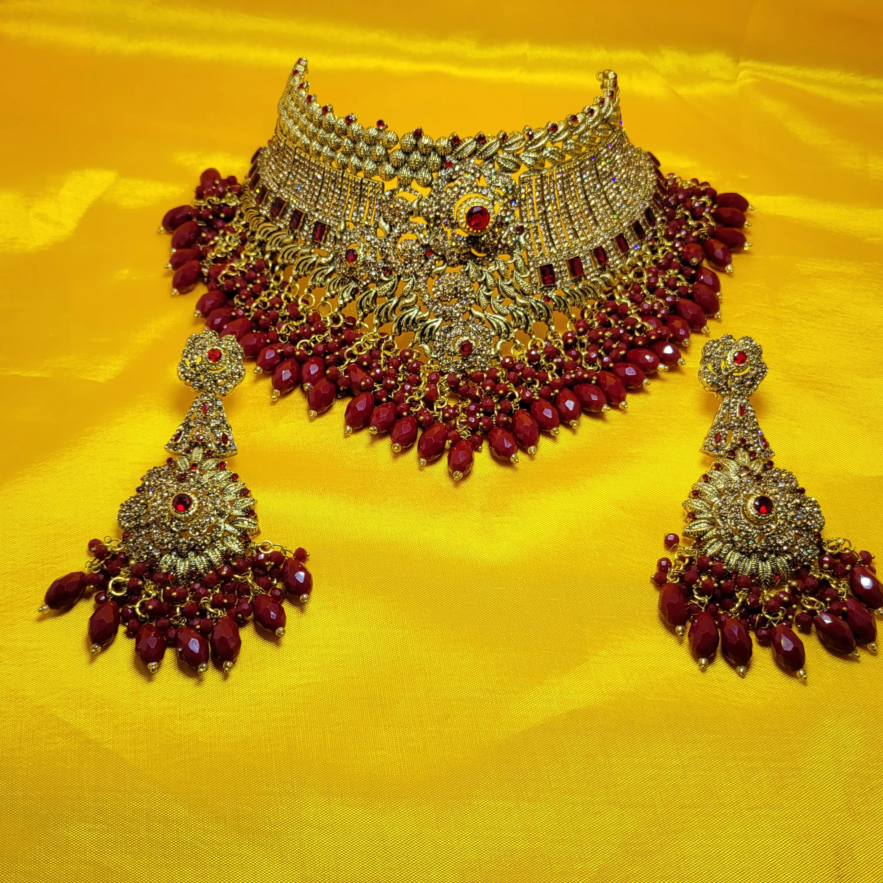 Bridal Jadau choker set. - image 3