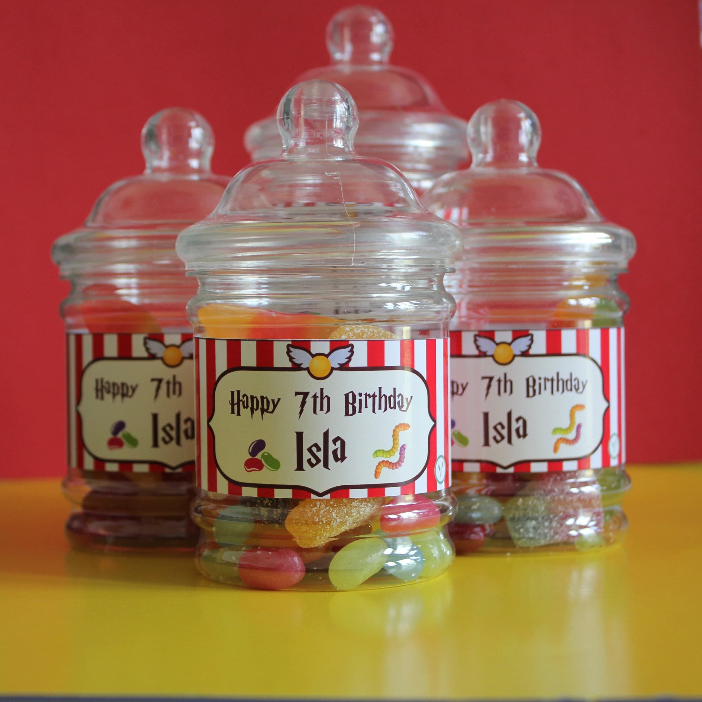 Personalised Mini Party Sweet Jars - image 4