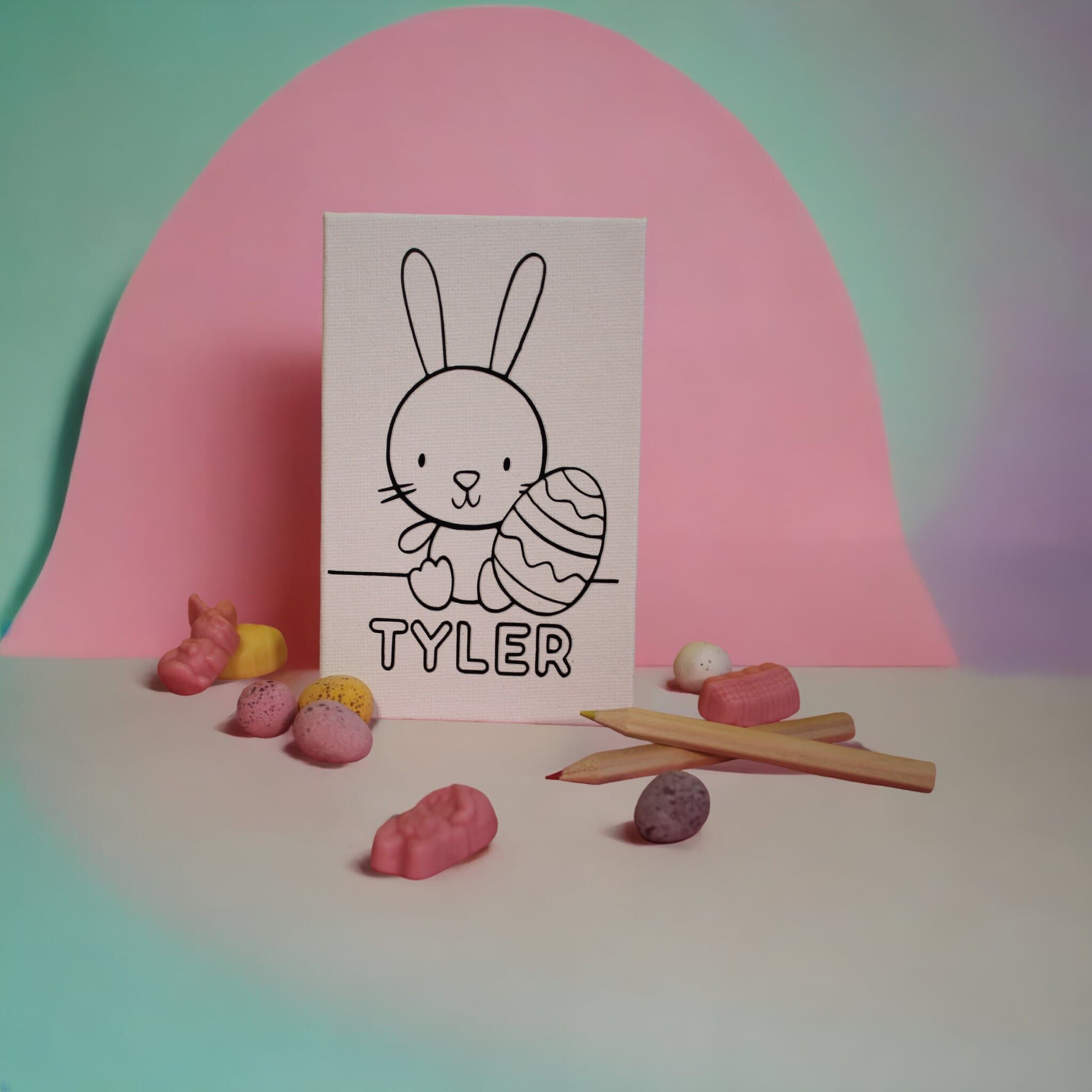 Personalised Mini Easter Canvas - image 3