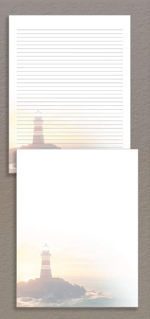 JW Downloadable Stationery Lighthouse Collection 8 pieces total - image 4