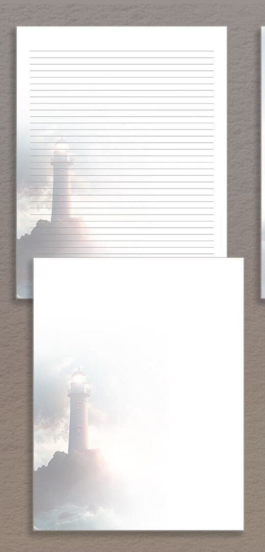 JW Downloadable Stationery Lighthouse Collection 8 pieces total - image 2