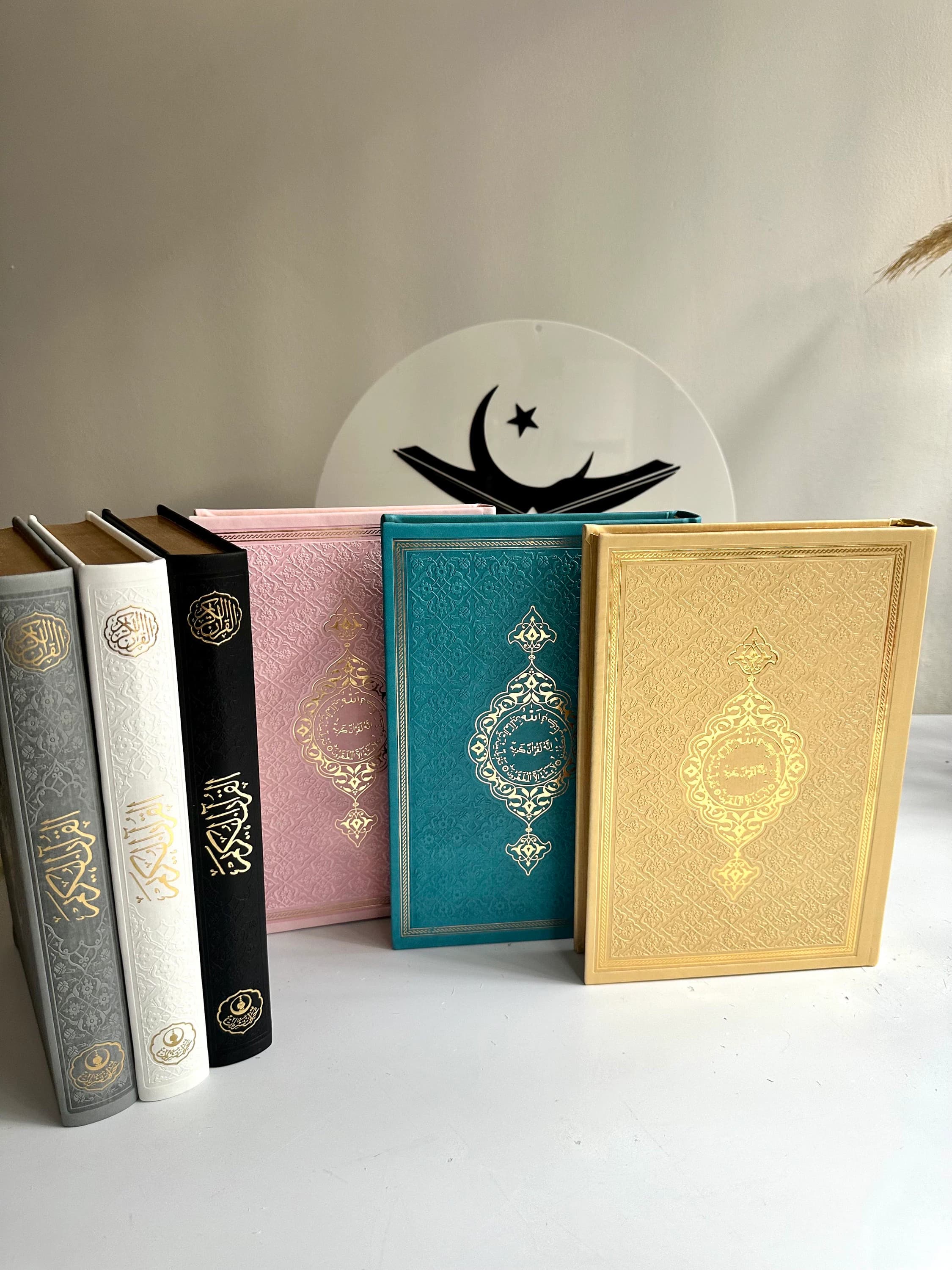 Large Soft Pink Arabic Quran, Special Quran Set, Muslim Woman Quran Gift, Eid Gift, Arabic Thermo Leather Quran, Prayer Rug, Crystal Tasbih - image 5