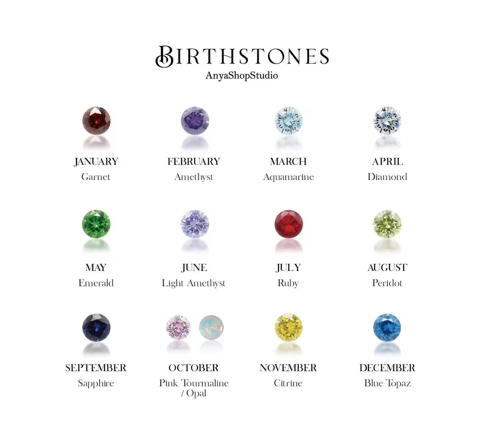 Personalised Heart Birthstone Stud Earrings, Minimalist Birthstone Earring, Everyday Stud Earrings, Birthday Gift for Her, Mother's Day Gift - image 5
