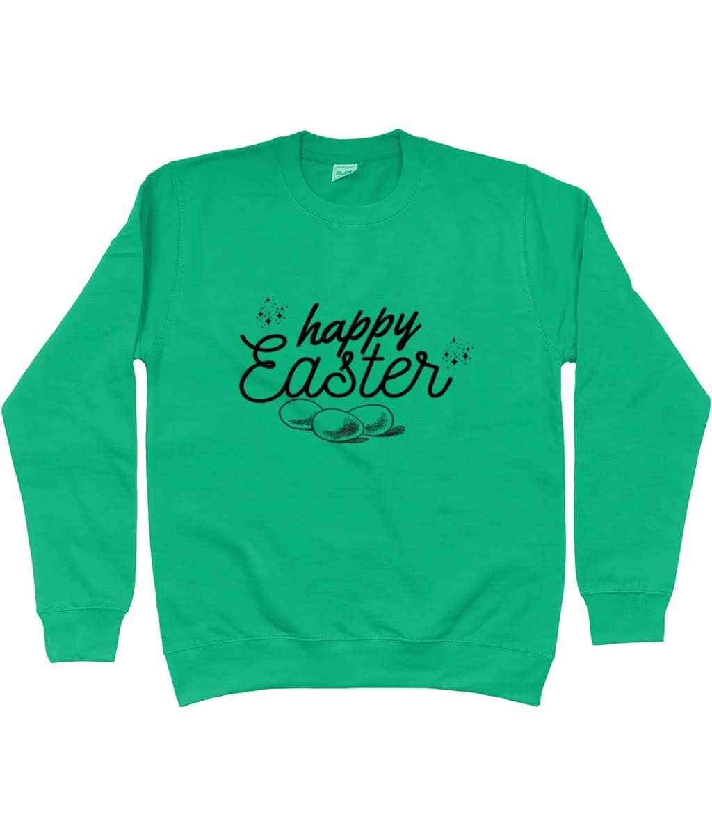 Happy Easter Sweatshirt: Unisex Cotton-Blend, Stylish Fit - image 4