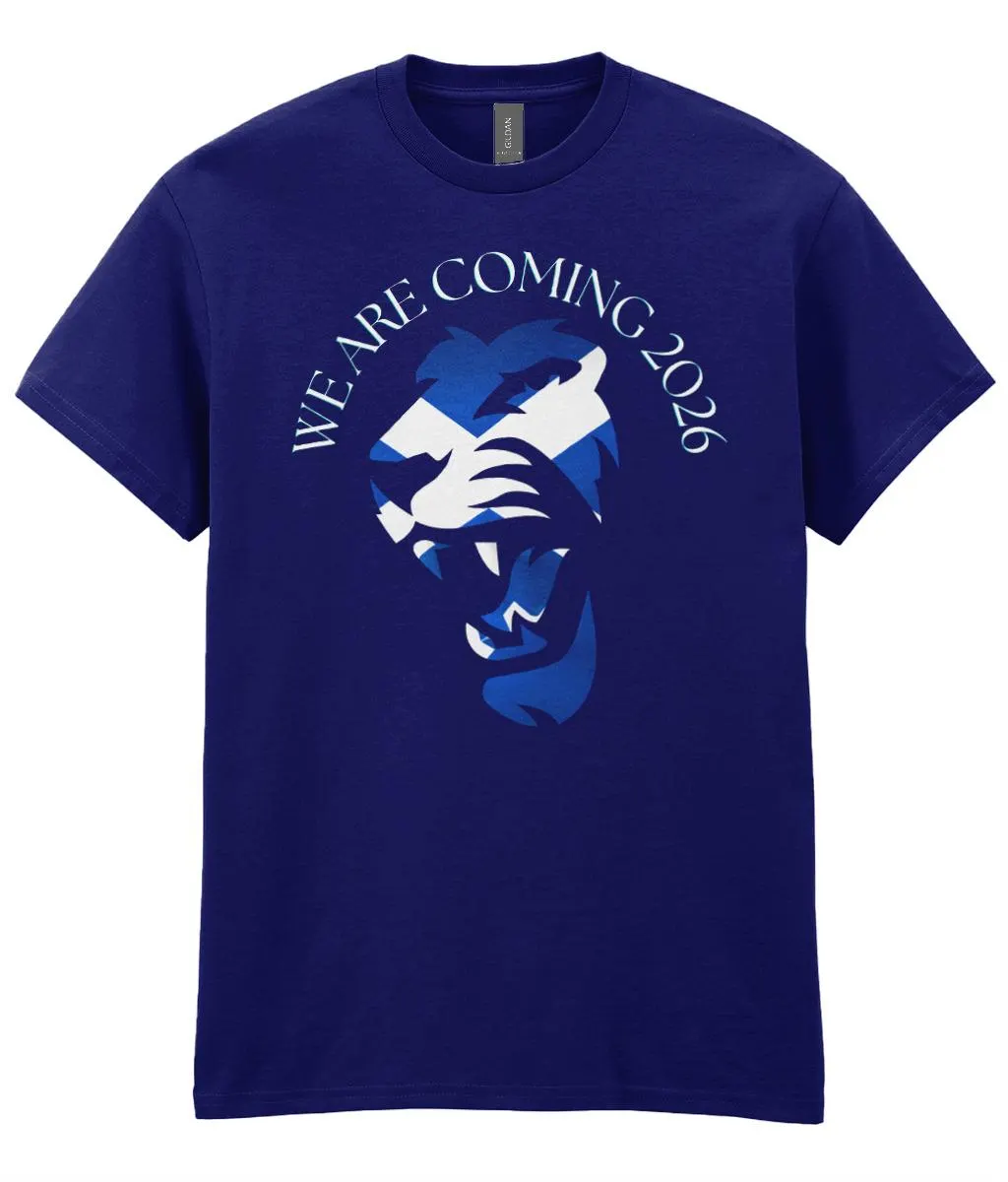Scotland World Cup 2026 T-Shirt, Scottish Football Lion Tee - image 5