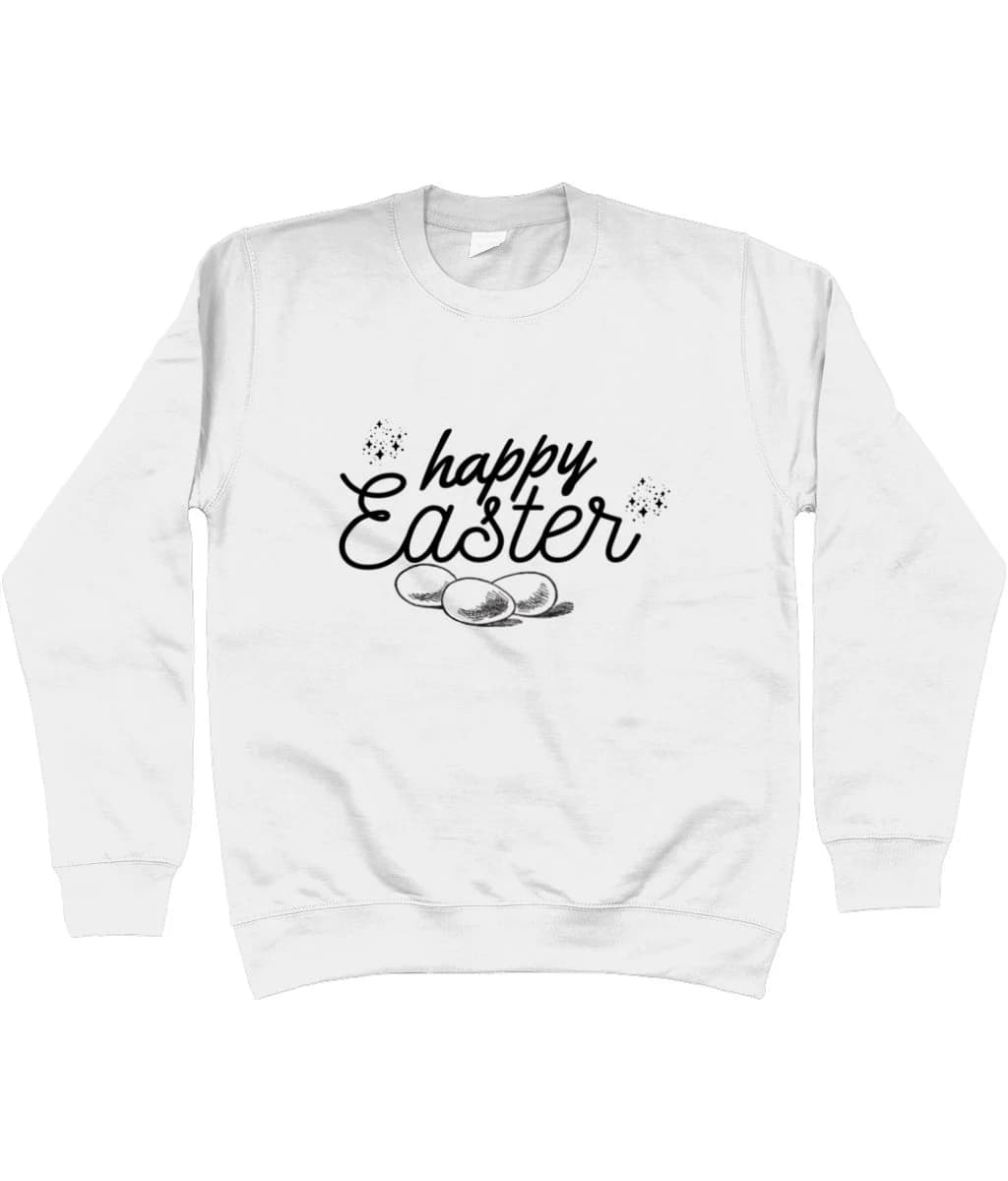 Happy Easter Sweatshirt: Unisex Cotton-Blend, Stylish Fit - image 3
