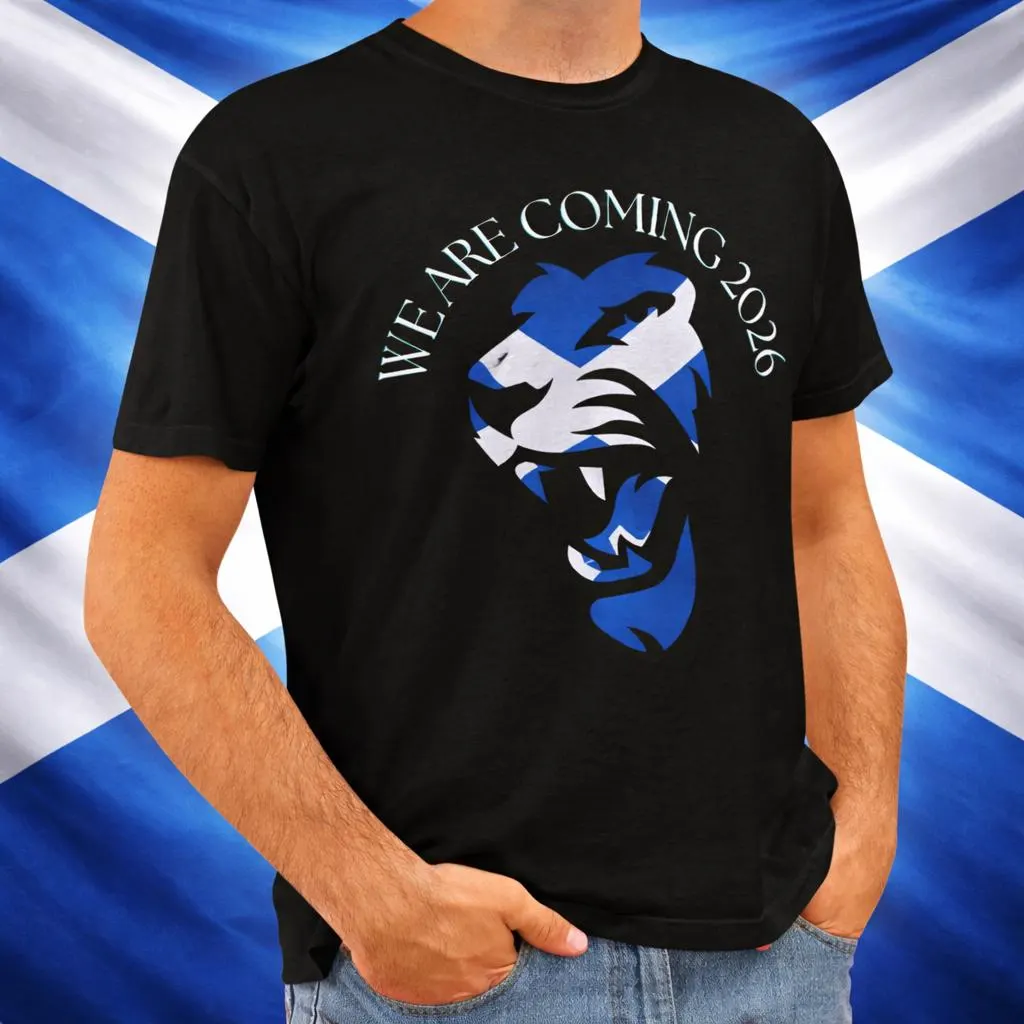 Scotland World Cup 2026 T-Shirt, Scottish Football Lion Tee - image 4