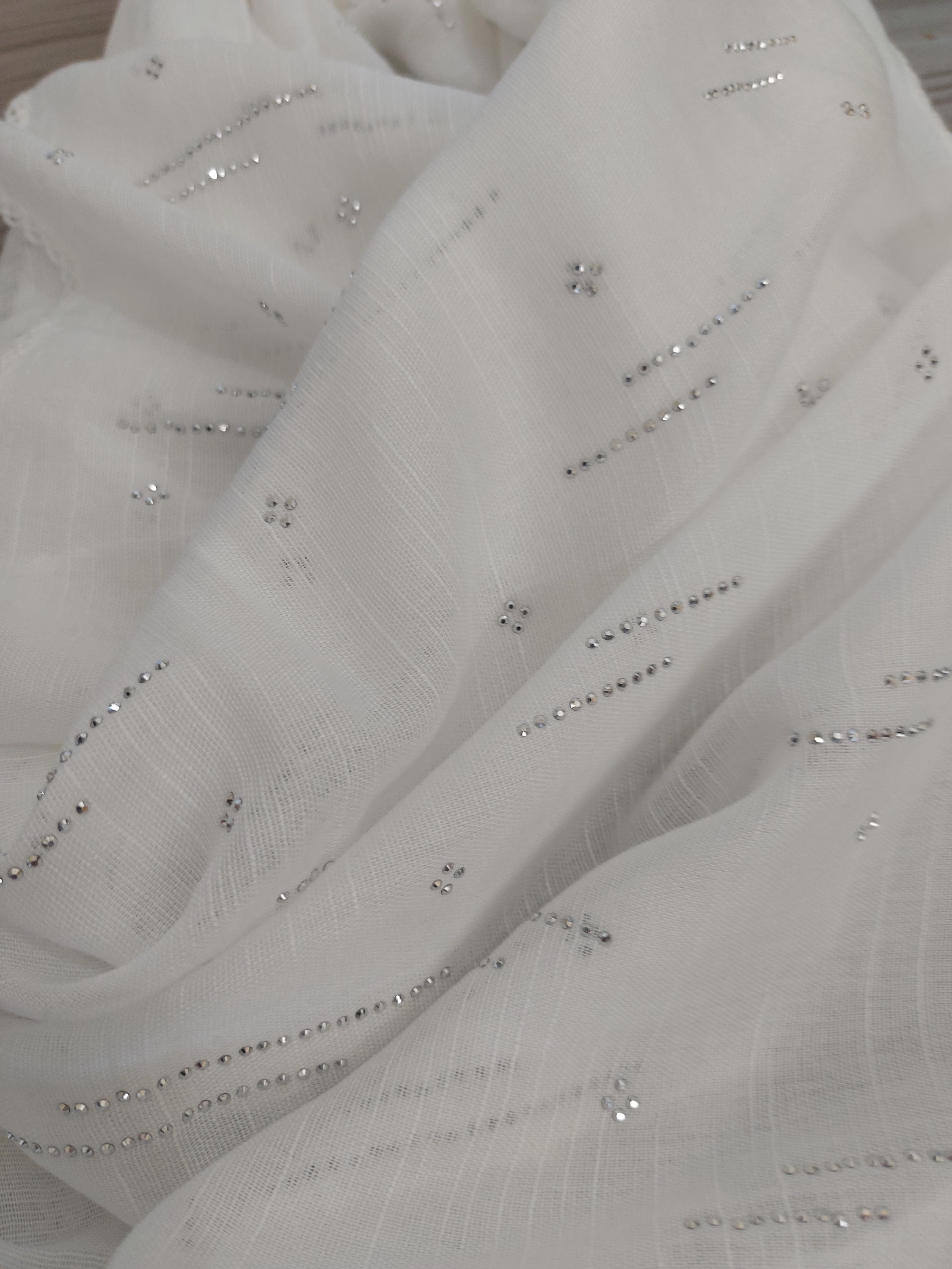 White Silver Faux Crystal Sparkle WEDDING Stole,Imitation Diamond Evening Shawl,Bridesmaid Wrap,Metallc Dressy Shrug,Prom-Graduation Coverup - image 4