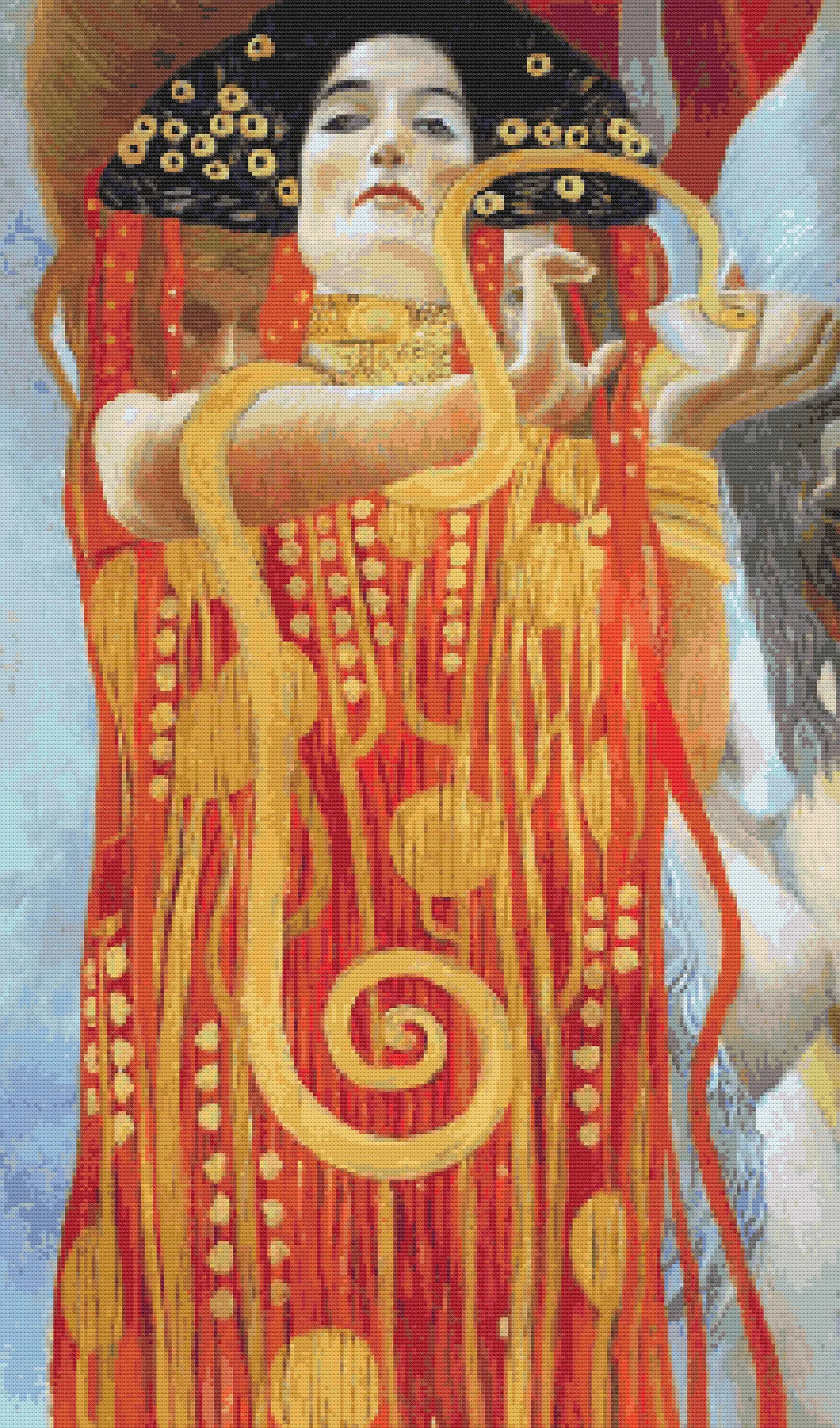 G. Klimt's Medicine (Hygieia) Cross Stitch Pattern (PDF) - image 4