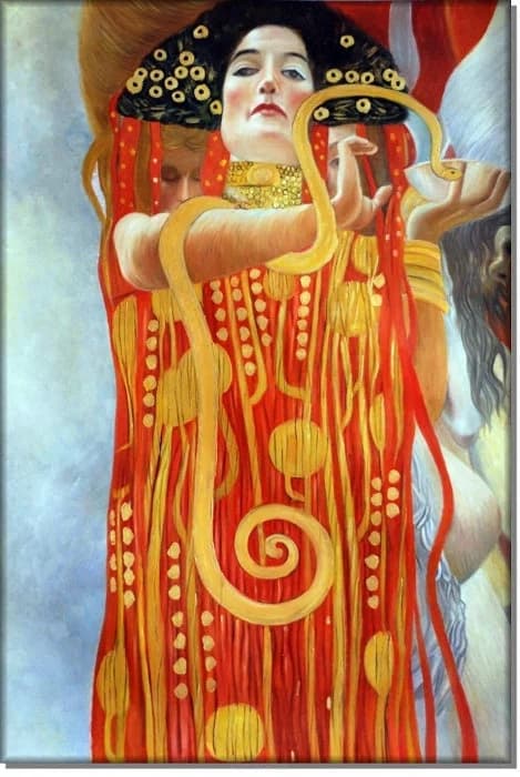 G. Klimt's Medicine (Hygieia) Cross Stitch Pattern (PDF) - image 3