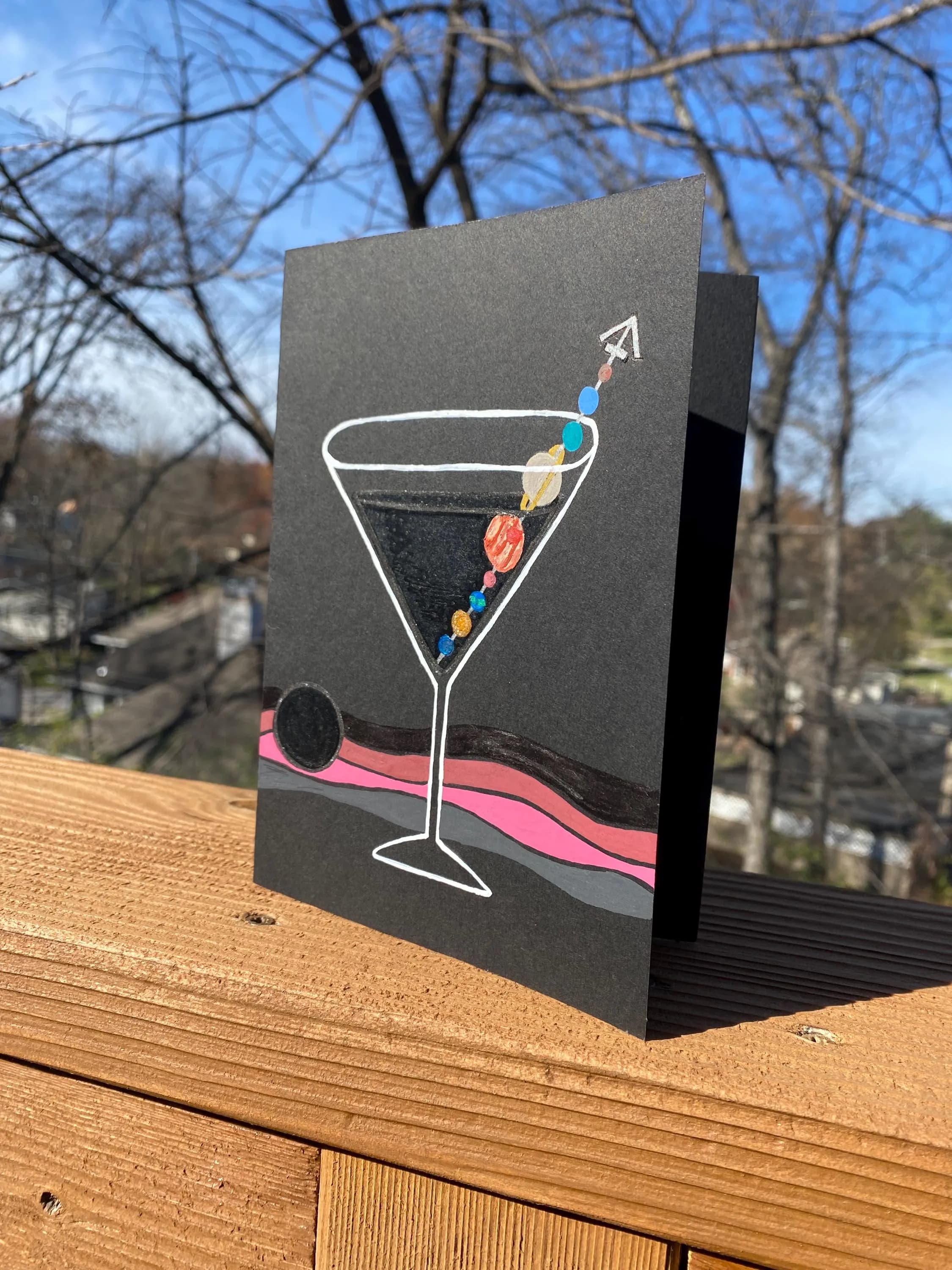 Cosmo Cocktail - Greeting Card - image 4