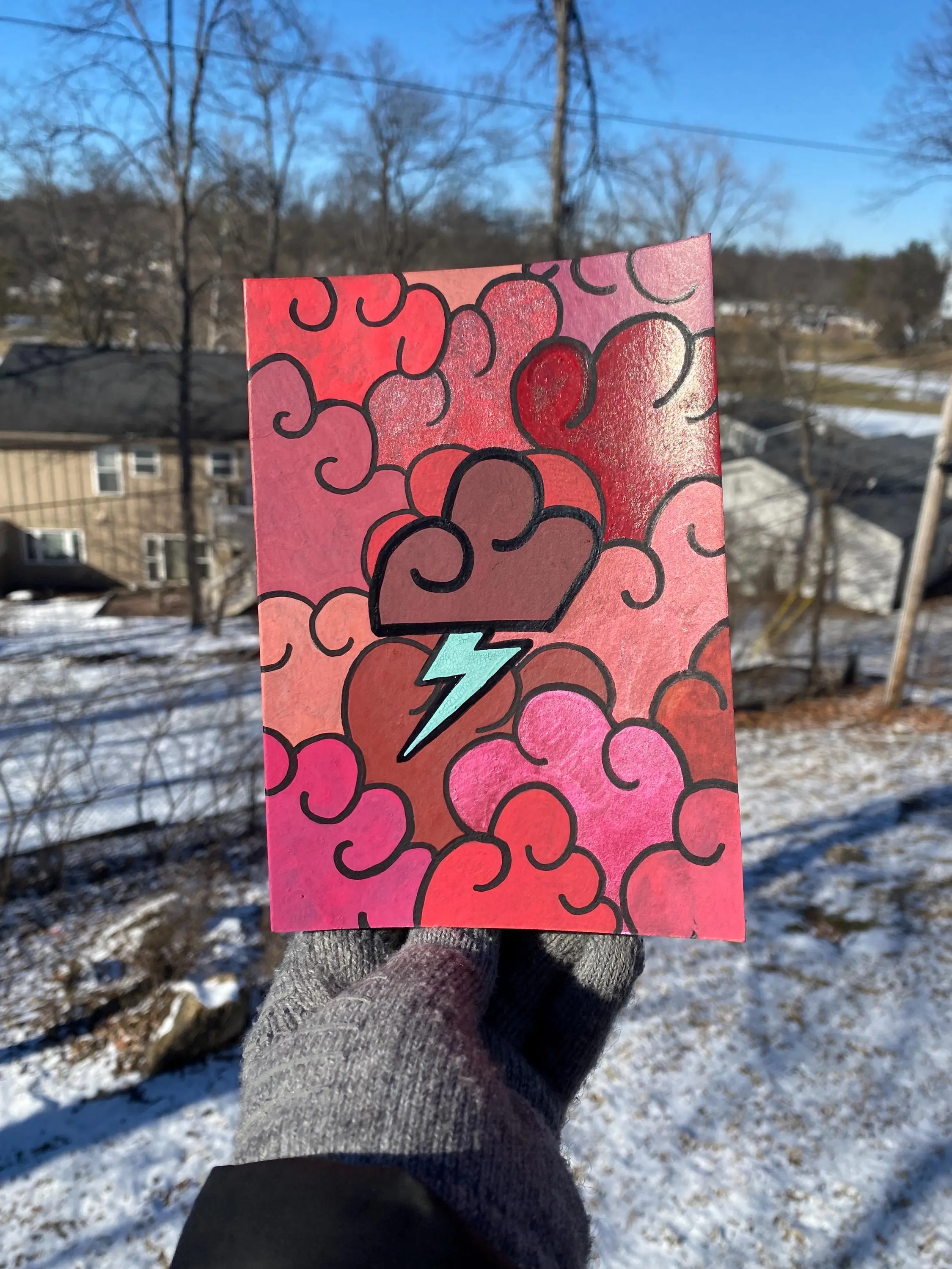 Smoldering Storm - Greeting Card - image 4