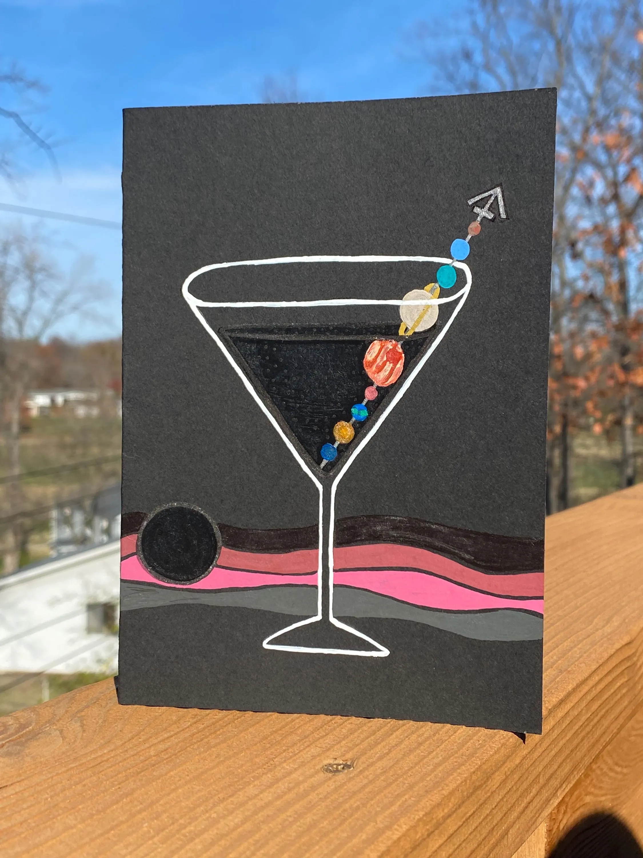 Cosmo Cocktail - Greeting Card - image 3