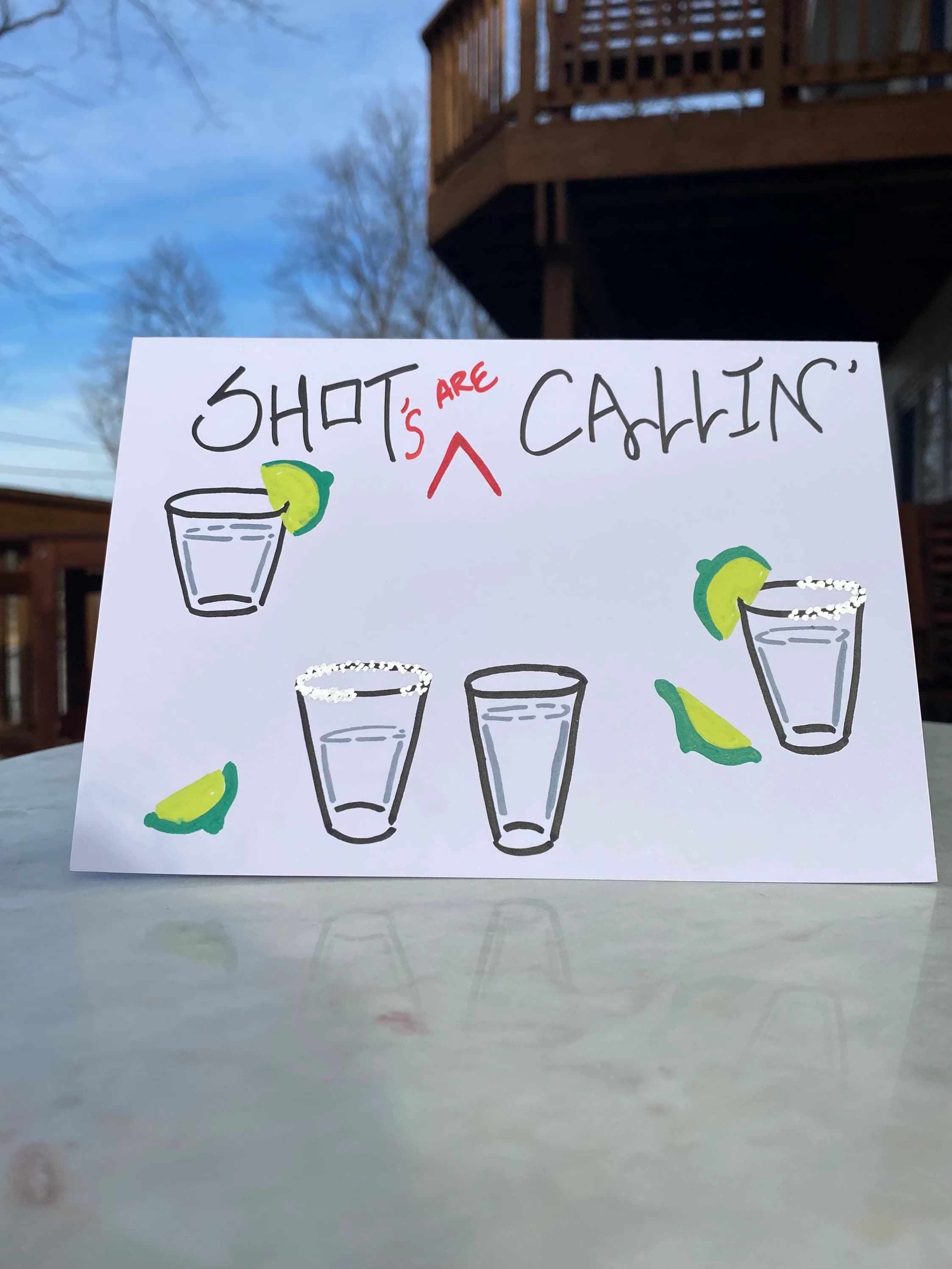 Shot Callin - Greeting Card - image 3