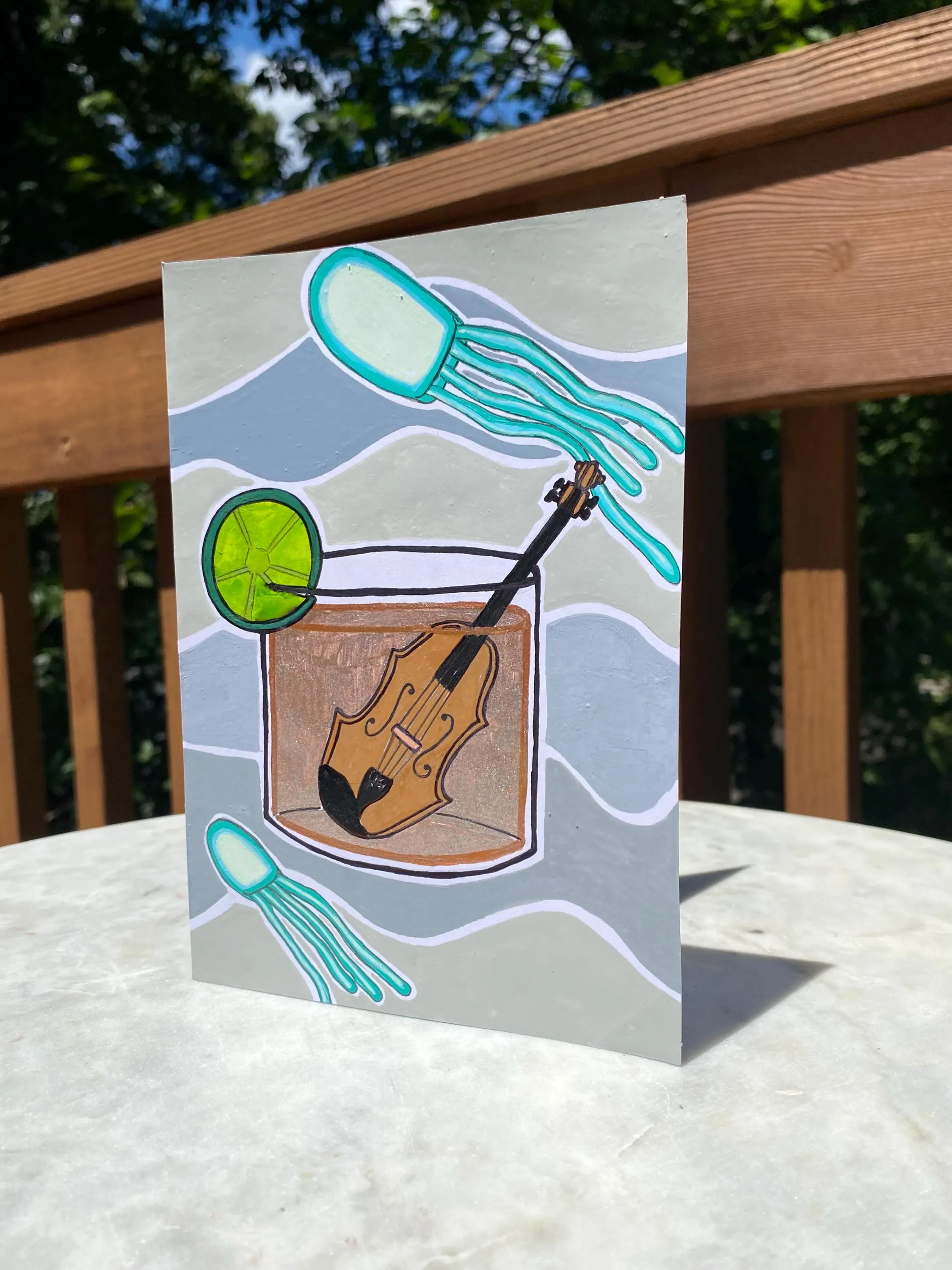 Diving Drink Forte - Greeting Card - image 3