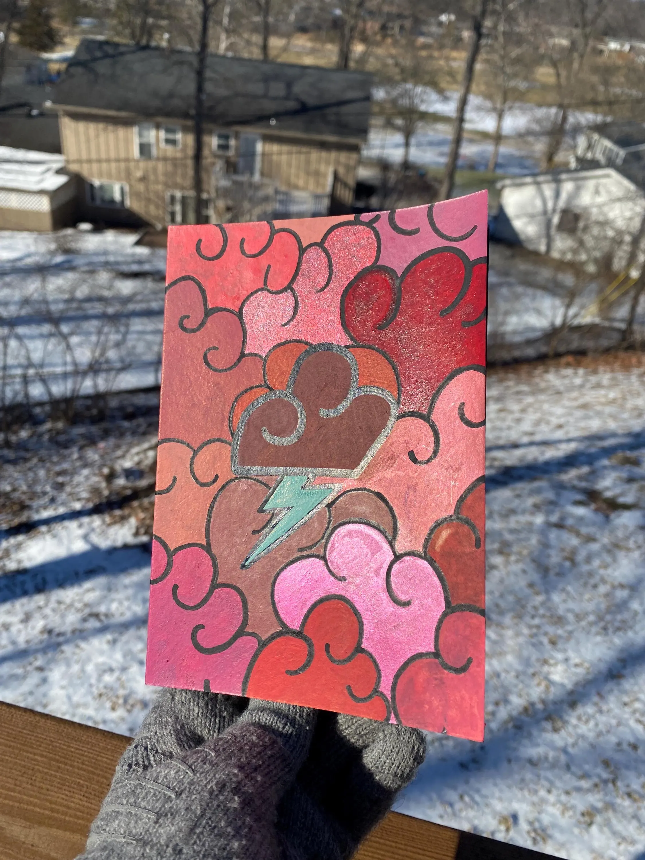 Smoldering Storm - Greeting Card - image 5