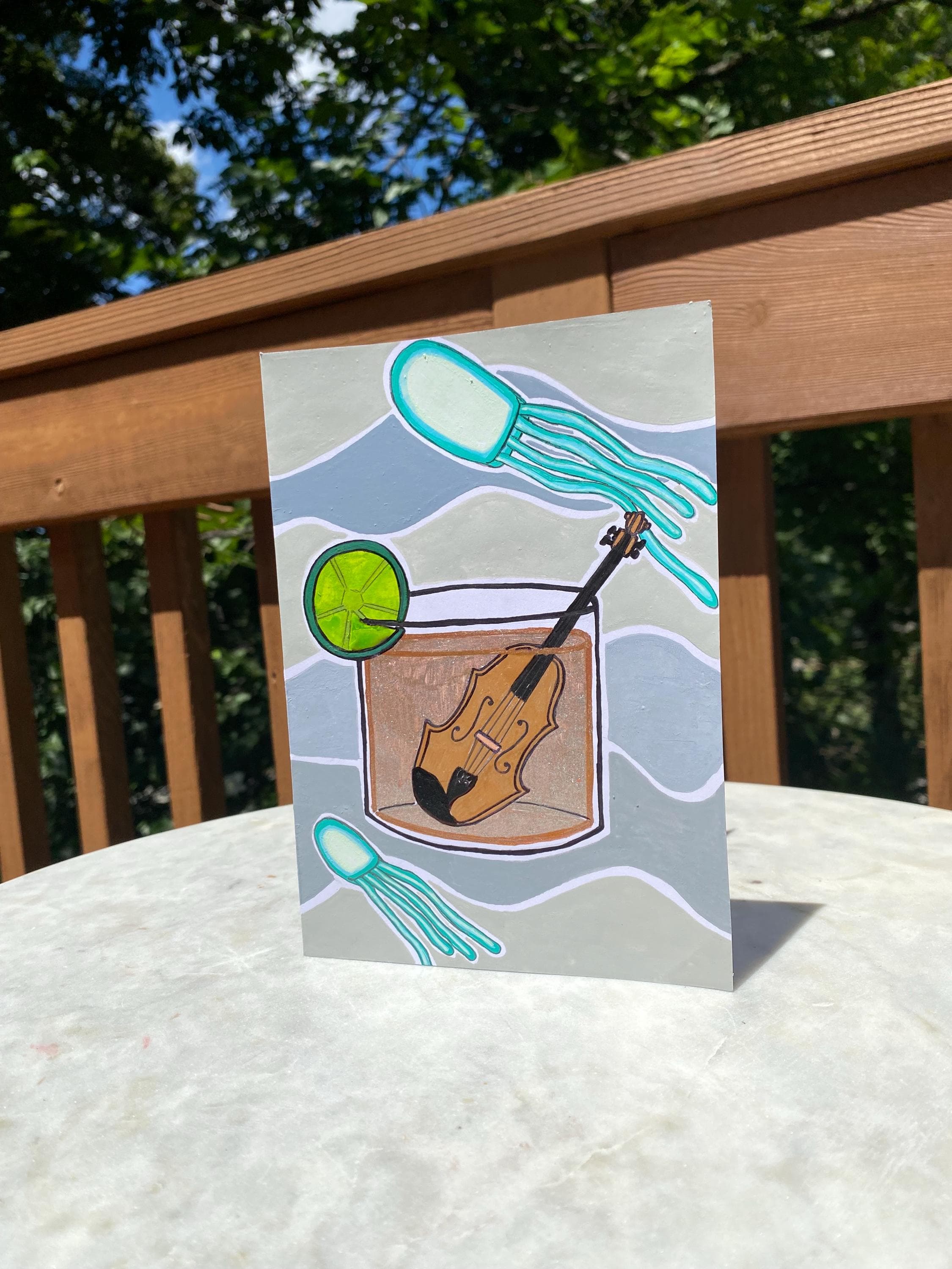 Diving Drink Forte - Greeting Card - image 4