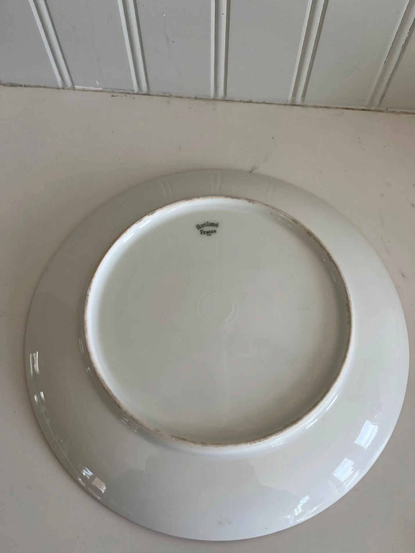 Vintage Haviland France Floral plate - image 3