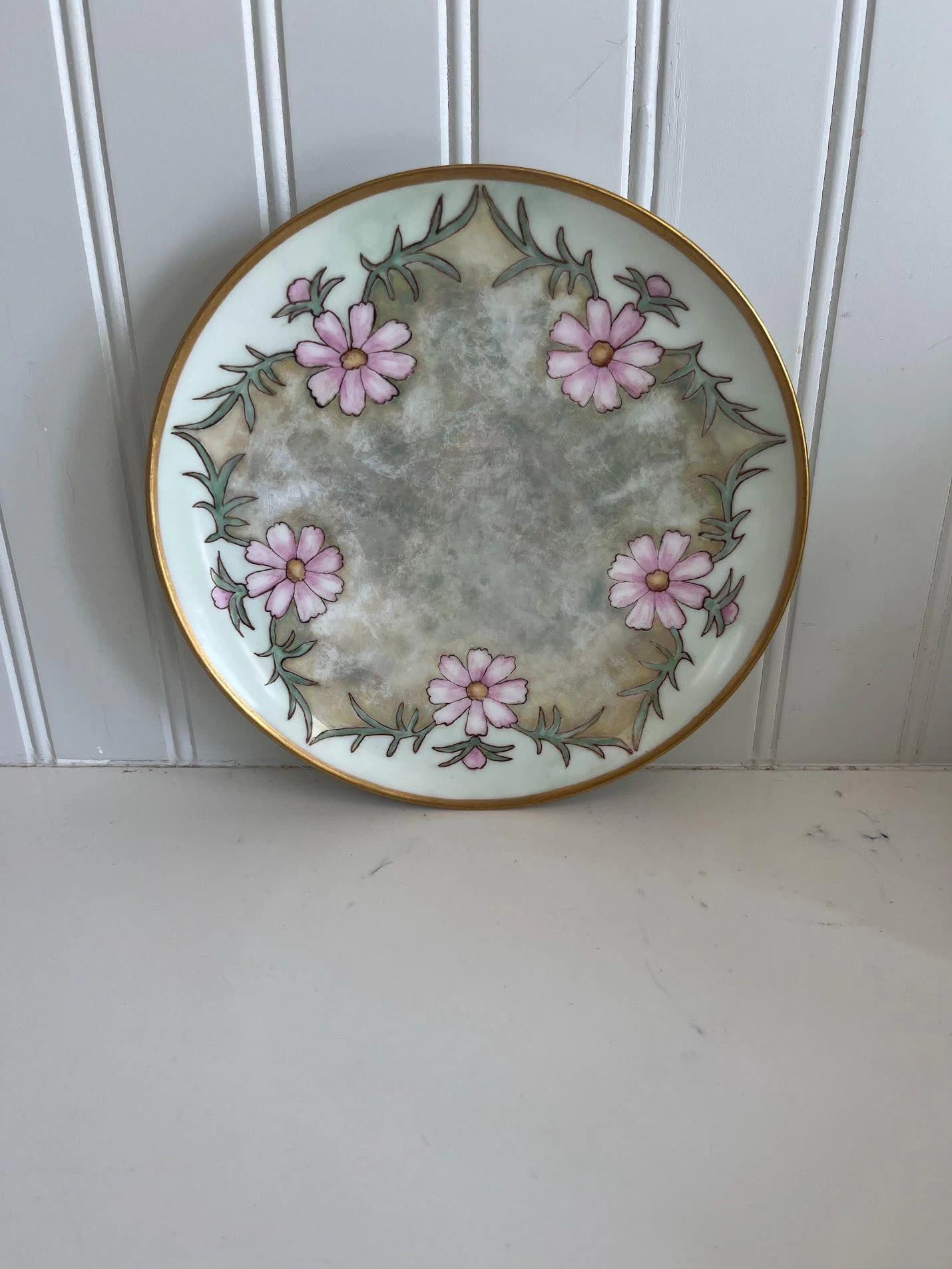Vintage Haviland France Floral plate