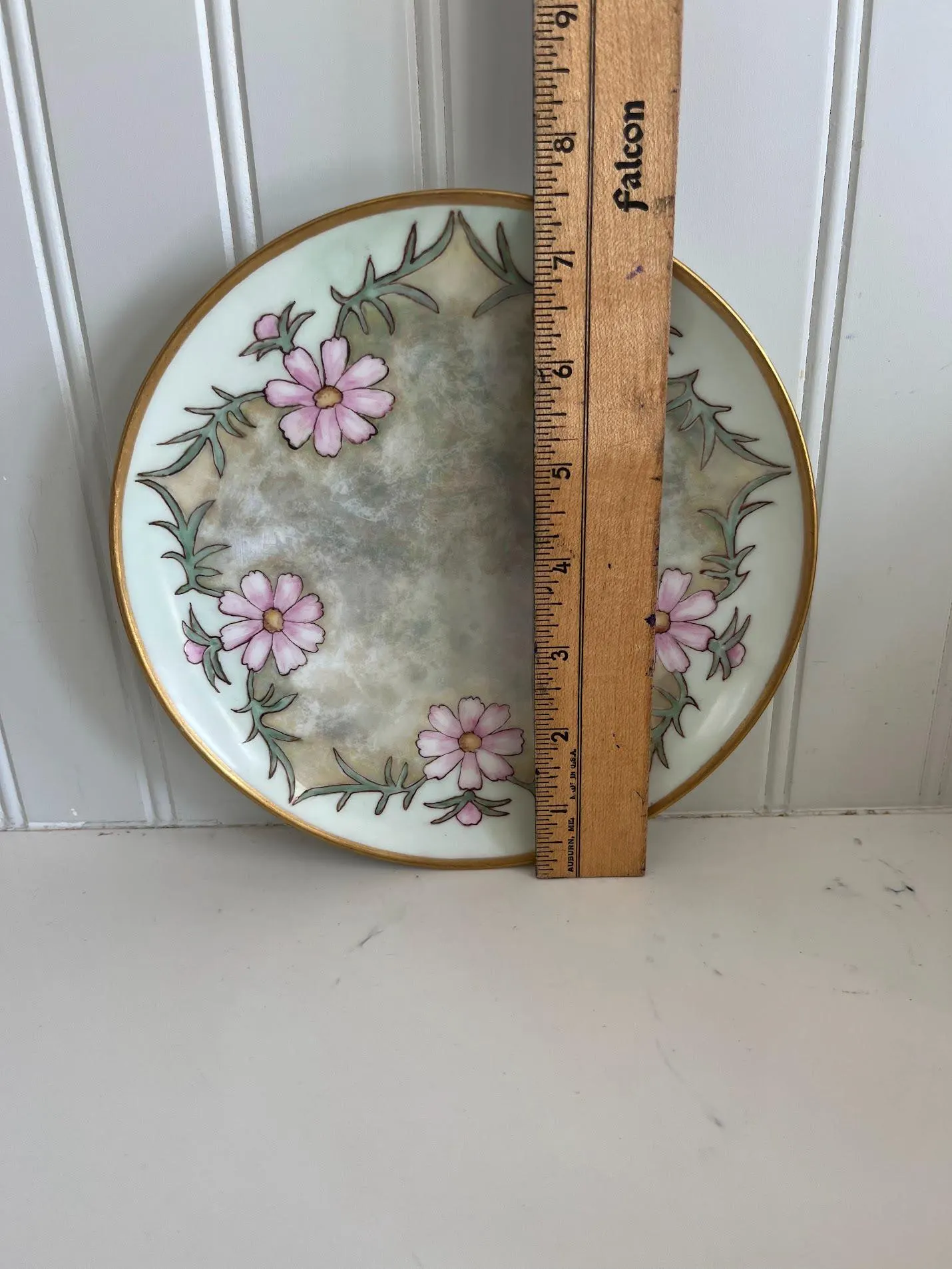 Vintage Haviland France Floral plate - image 2