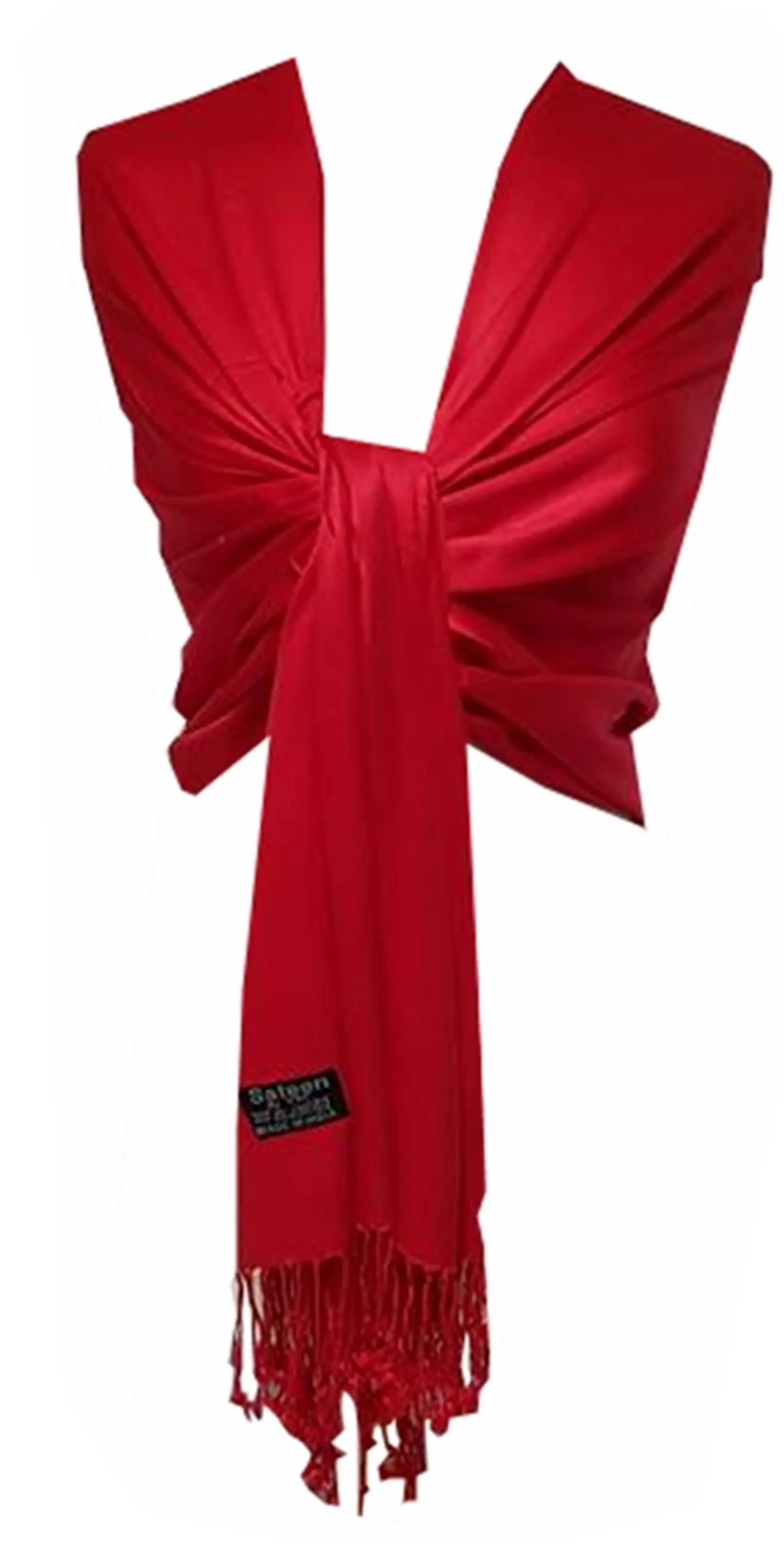 Large Gold Pashmina Shawl: Soft Viscose Silk Blend - image 4
