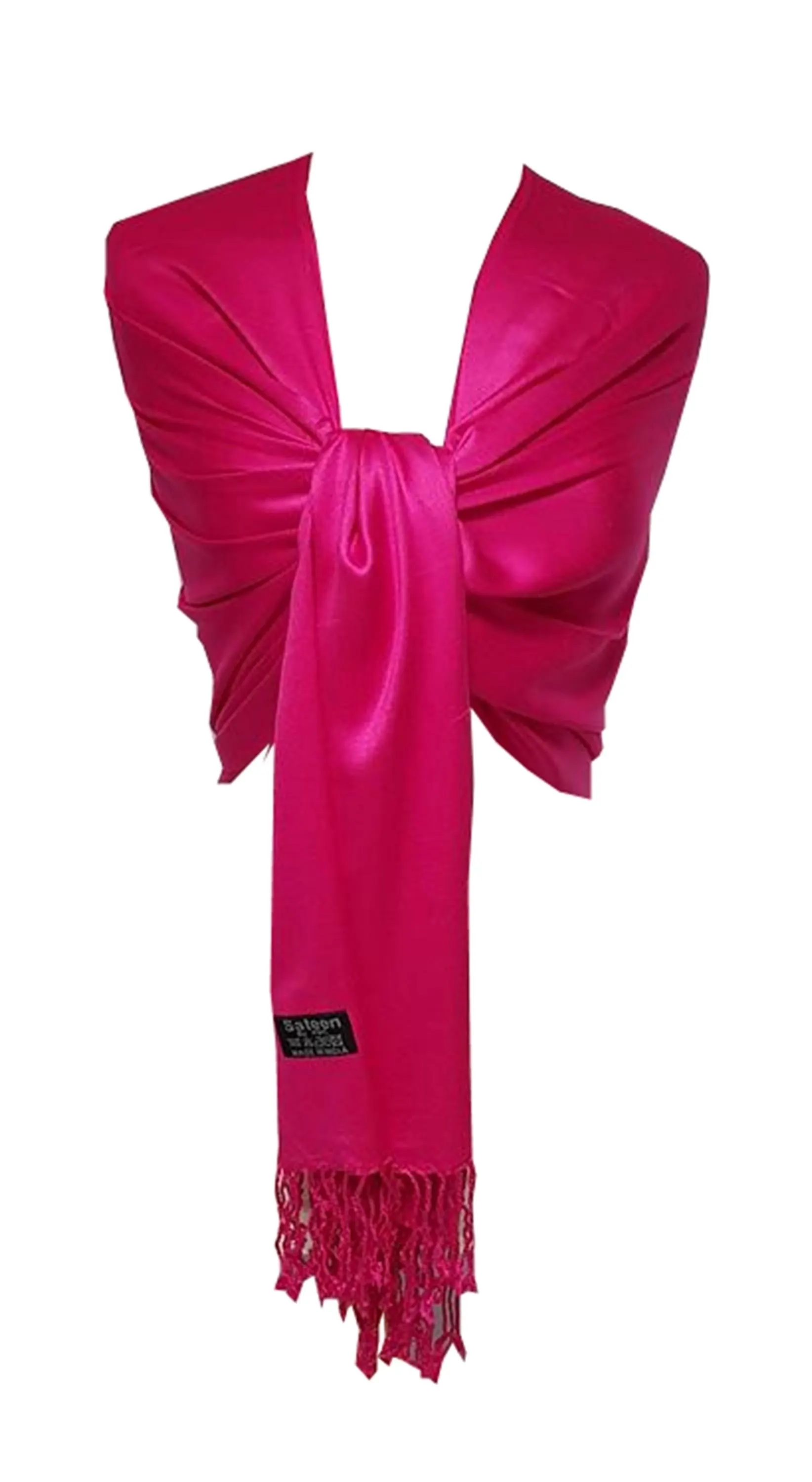 Large Gold Pashmina Shawl: Soft Viscose Silk Blend - image 5