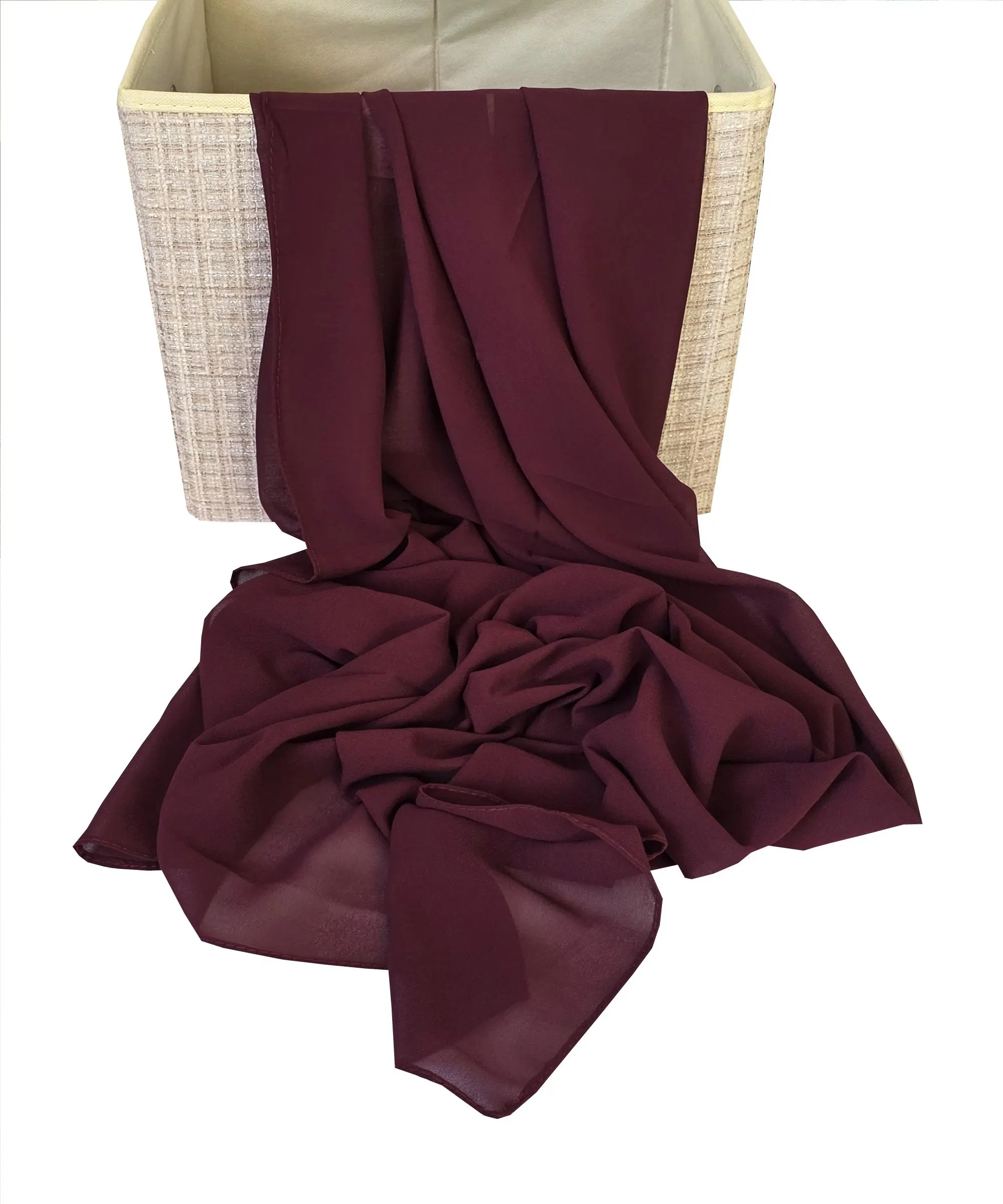 Chiffon Scarf Set: Lightweight Elegant Shawls (85x180cm) - image 3