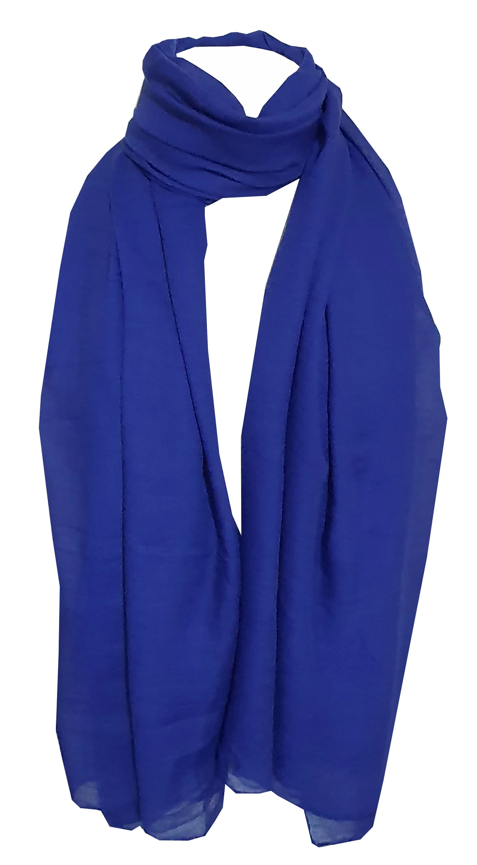 Cobalt Blue Sarong: Lightweight Viscose Blend Beach Cover-Up - image 3