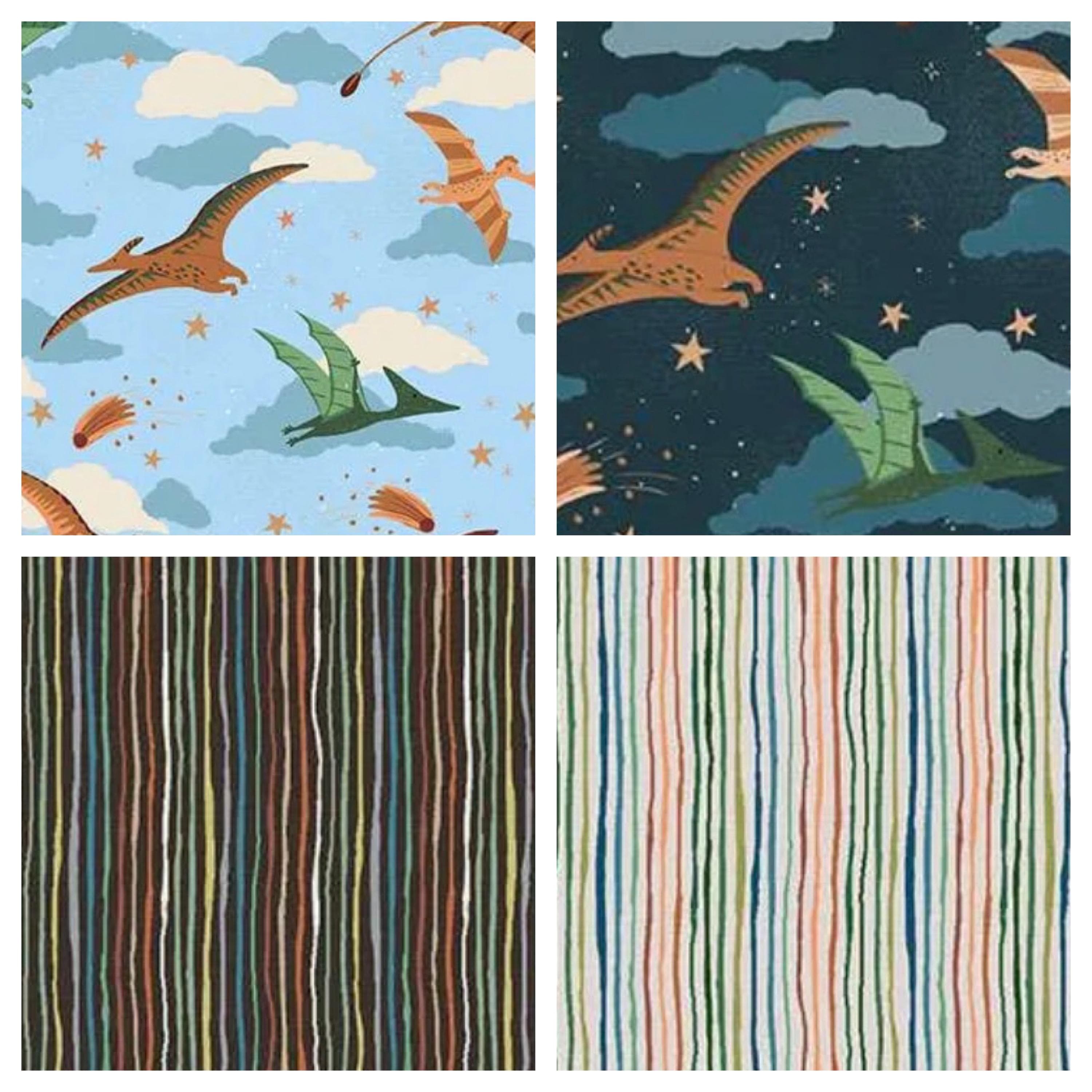 Prehistoric by Makower UK for Andover, Charm Pack, 42 Pc, 5" Squares, 100% Premium Cotton Fabric - image 4