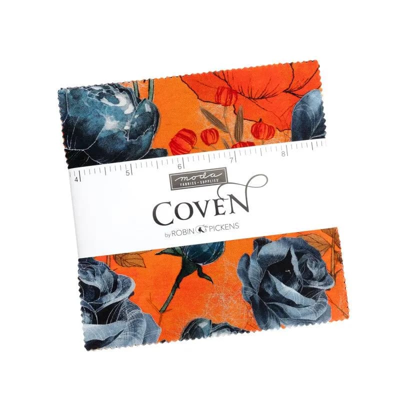 Coven by Robin Pickens for Moda, Charm Pack, 42 Pc, 5" Squares, 100% Premium Cotton Fabric