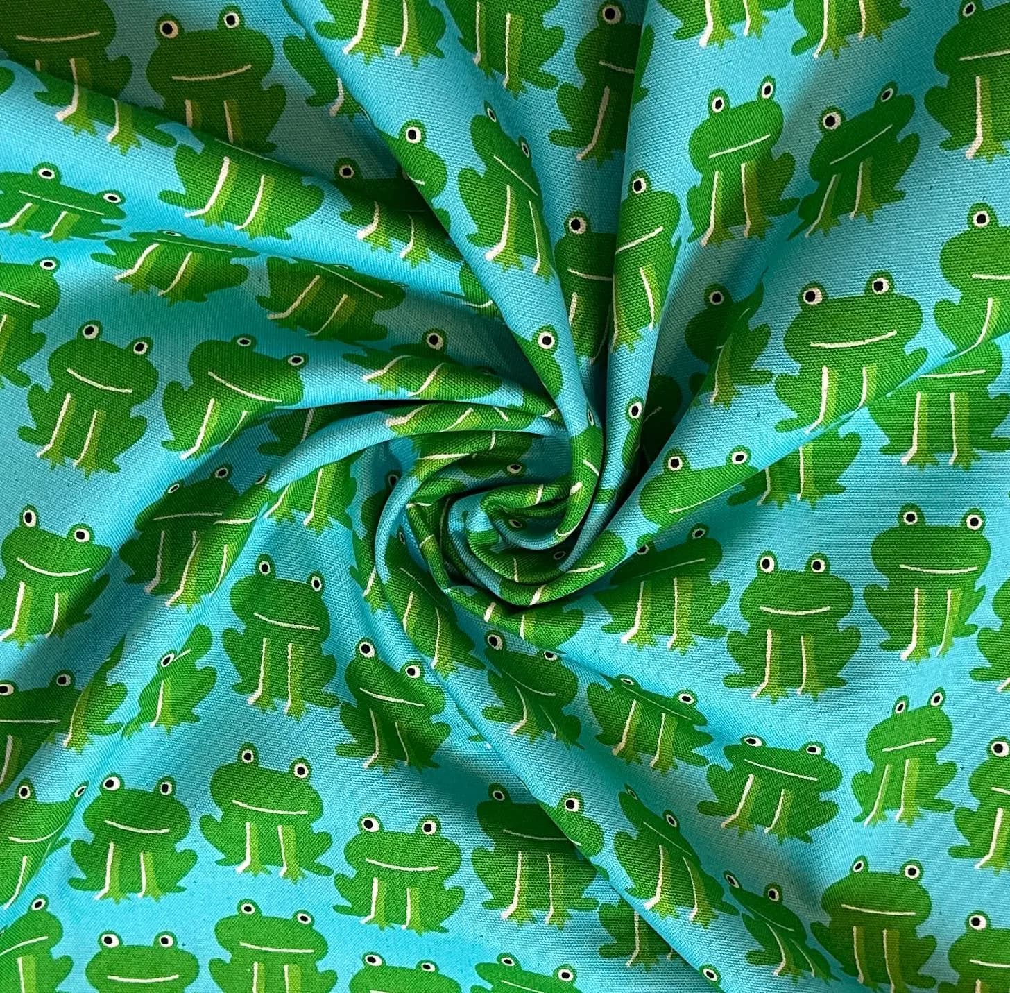 Kaeru by Sevenberry, Japanese 100% Oxford Cotton, Frog Fabric, By the Metre, Half Metre, Fat Quarter - image 5