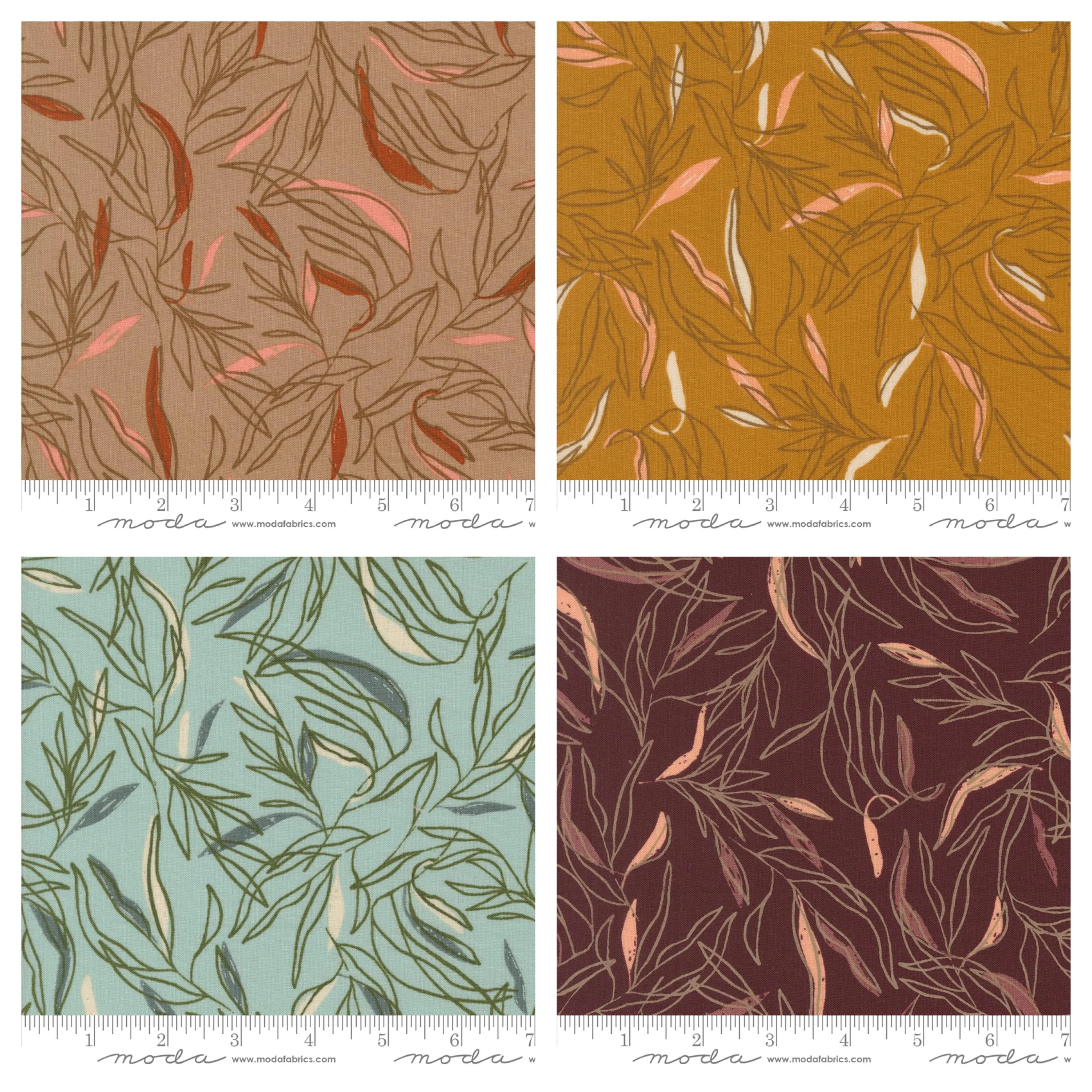 Foraged, Found, & Hand Me Down by Stephanie Sliwinski of Fancy That for Moda, Charm Pack, 42 Pc, 5" Squares, 100% Premium Cotton Fabric - image 5