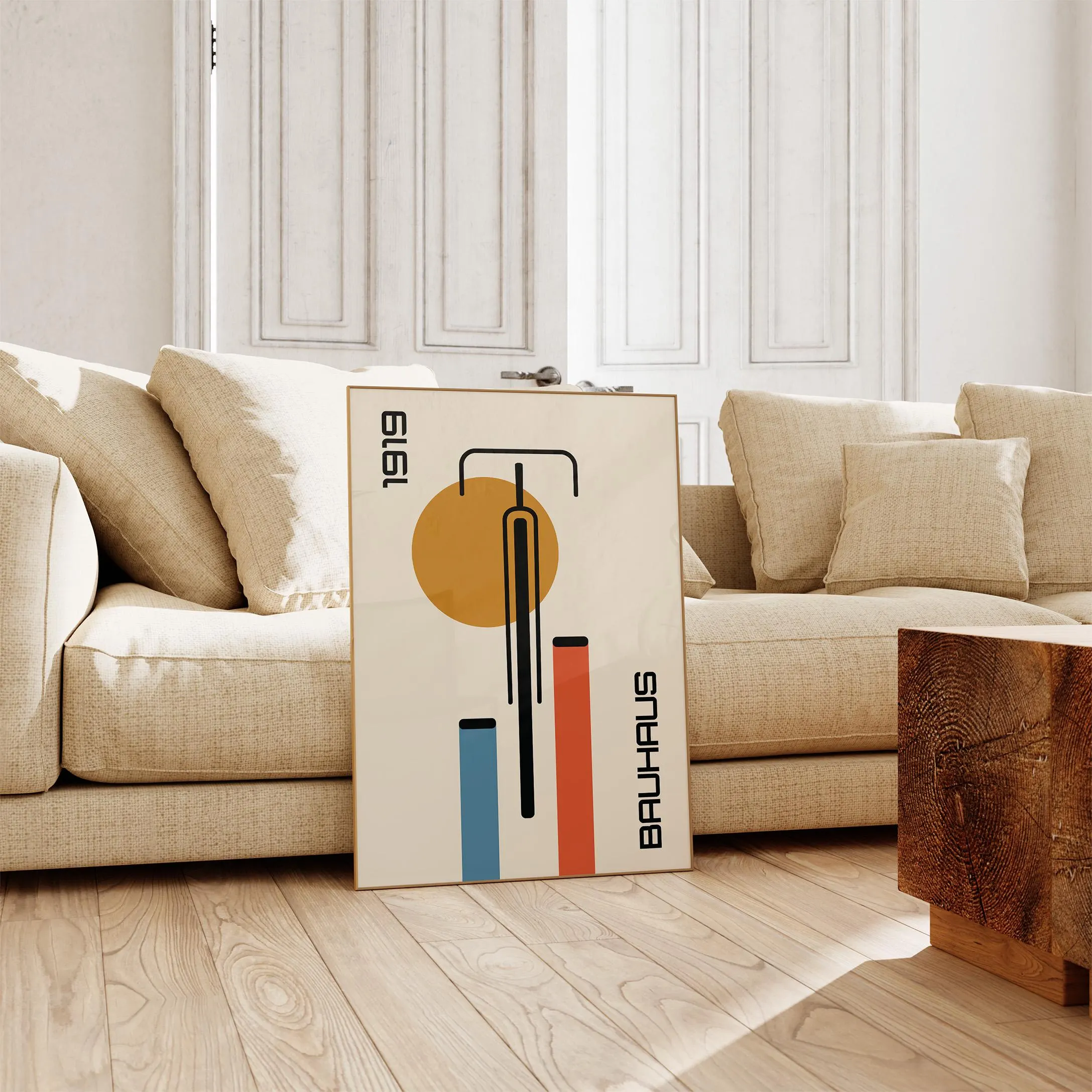 Bauhaus Bicycle Poster, Vintage Bike Print, Mid Century Modern Cycling Wall Art, Bicycle Decor, Gift for Cycling Lovers (Poster Only) - image 4